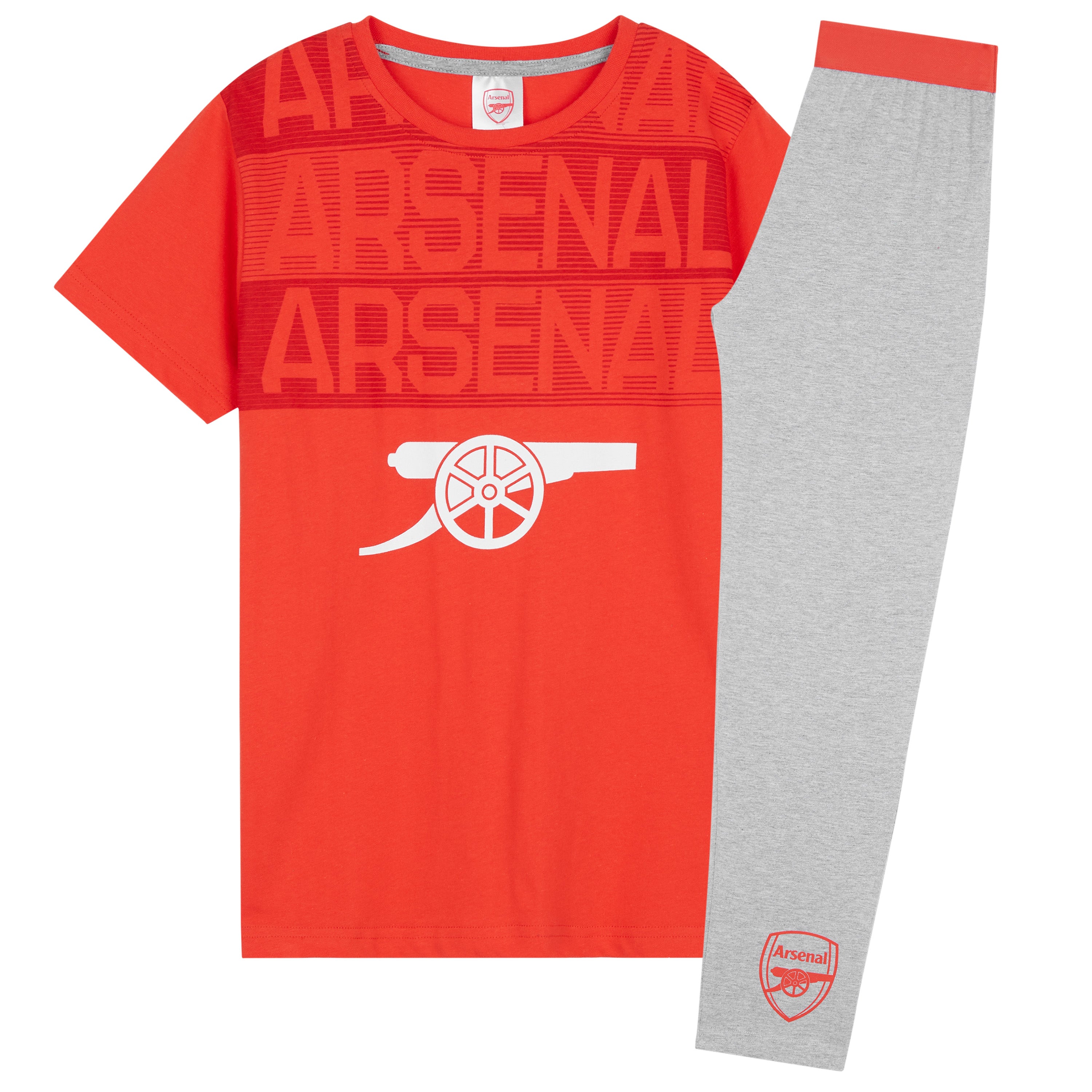 arsenal-pyjama-gar-on-rouge-gris-5-14-ans image 4