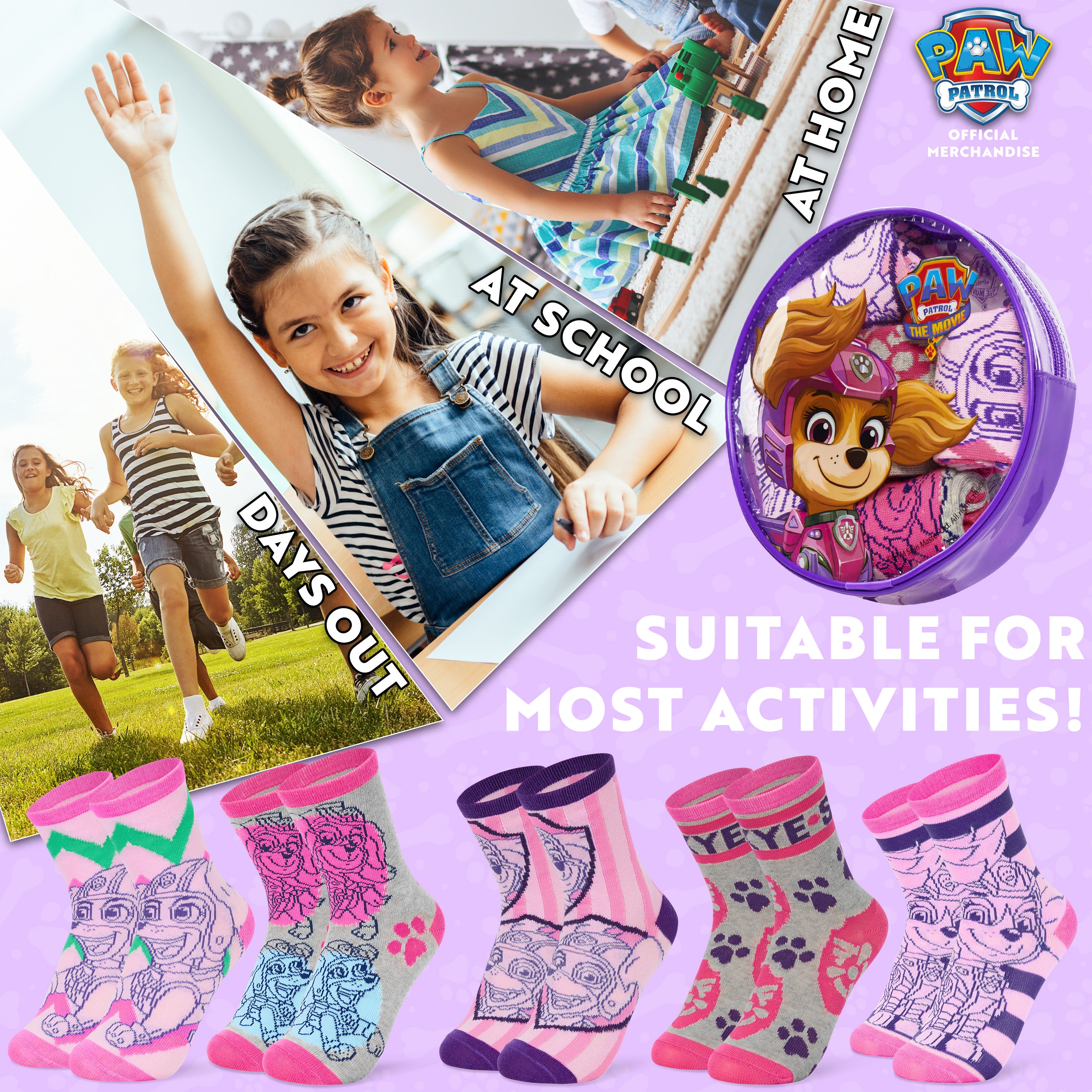 get-trend-girls-pat-patrouille-chaussettes-fille-lot-5 image 5
