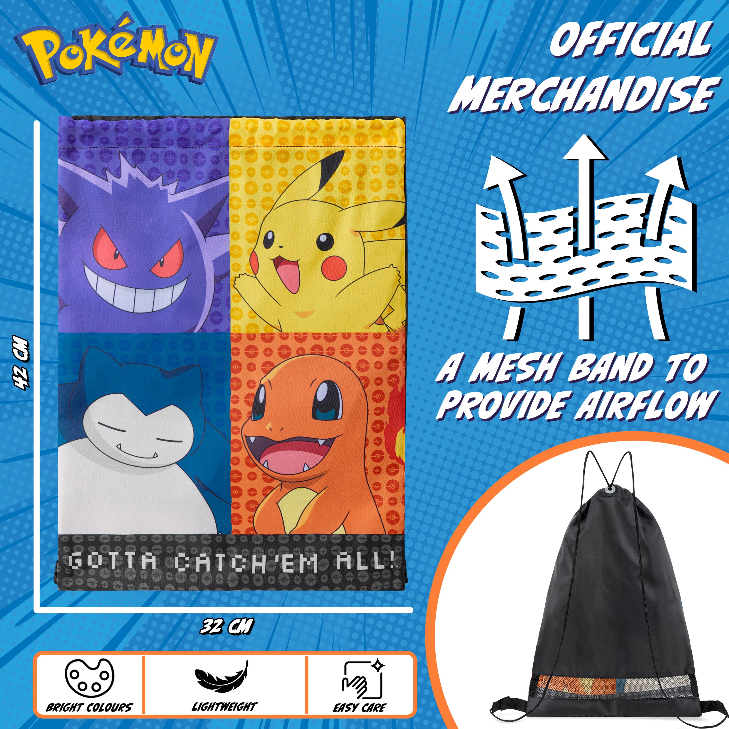 pok-mon-pikachu-sac-gym-cordon-enfant-natation image 6