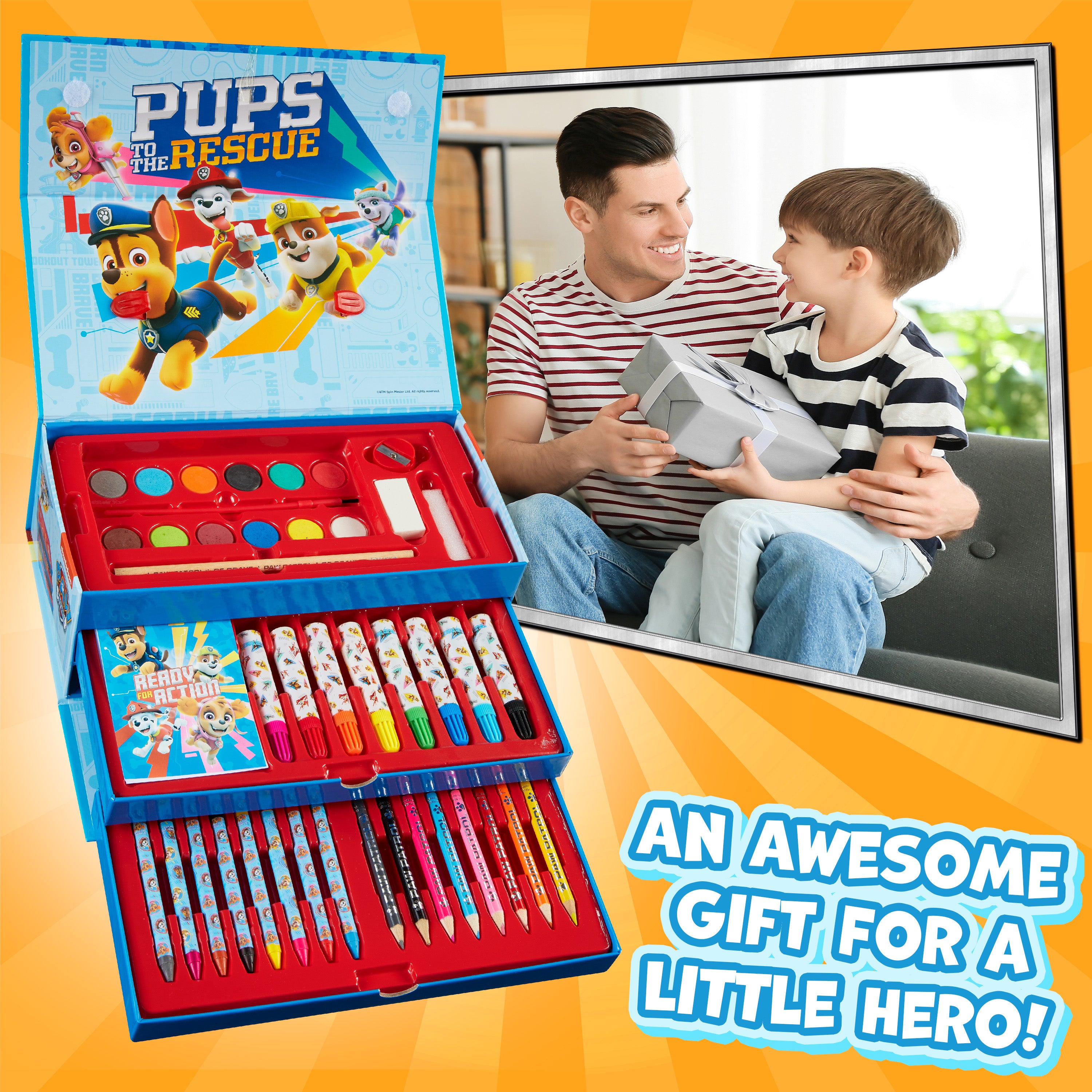 pat-patrouille-coffret-dessin-40-pi-ces-multicolore image 2