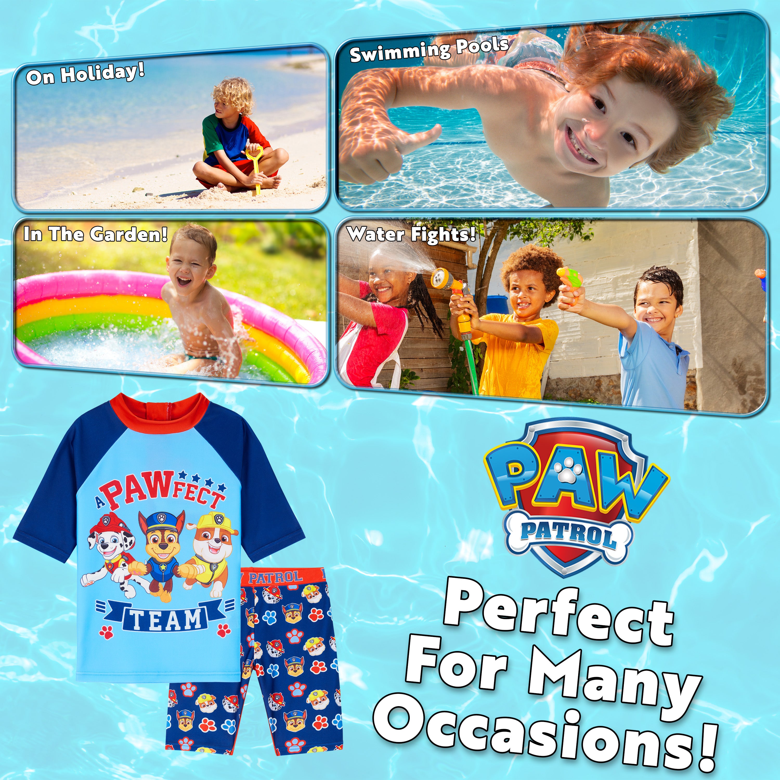 paw-patrol-maillot-bain-gar-on-2-pi-ces-manches-mi-longues image 4