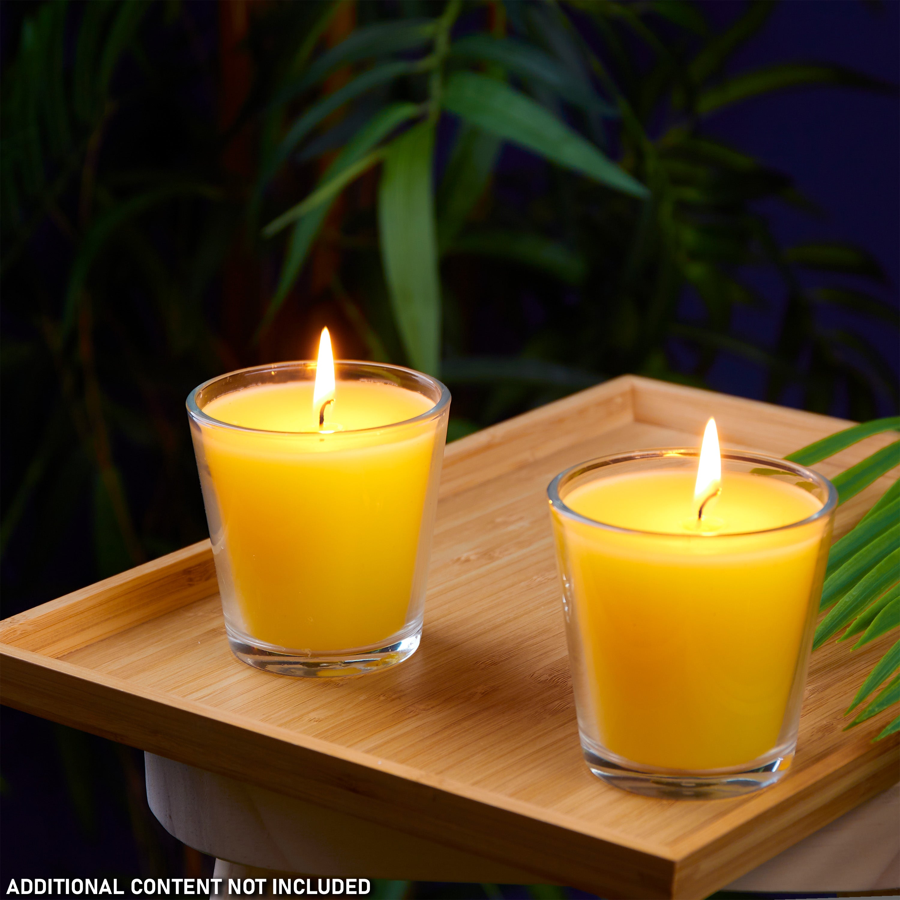 deco-express-lot-2-bougies-citronnelle-jaunes-30h-anti-moustique image 2