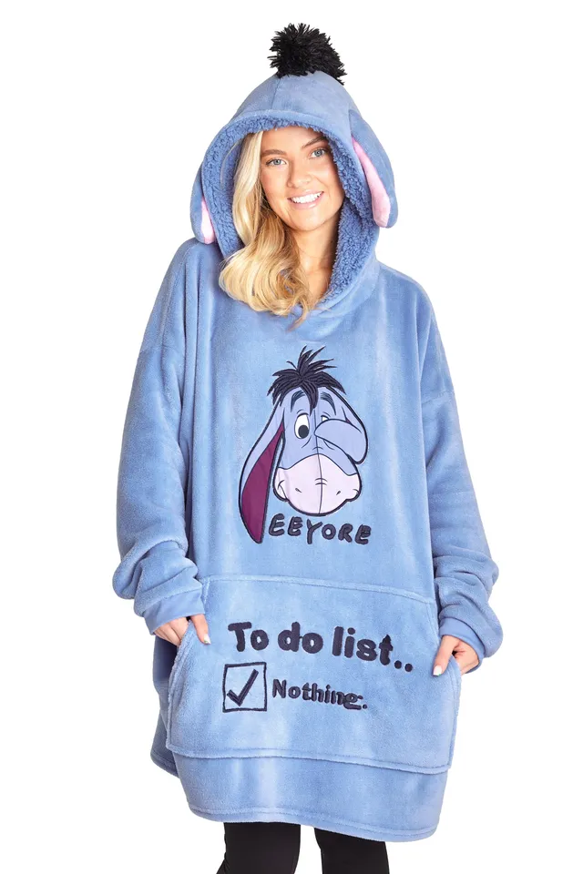 disney-stitch-plaid-sweat-capuche-polaire-taille-unique image 1