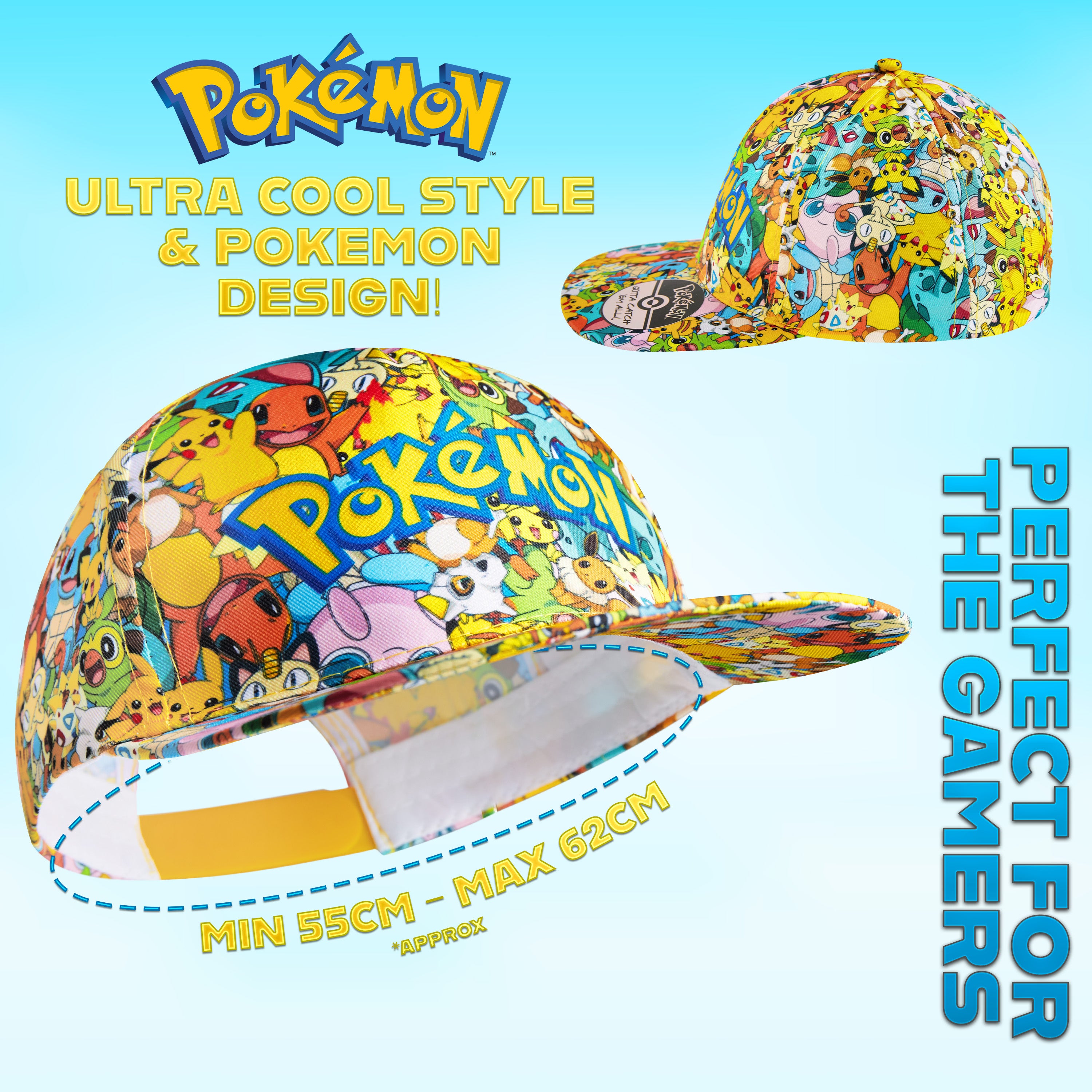 get-trend-boys-pok-mon-casquette-lunettes-enfant-pikachu-r-glable image 6