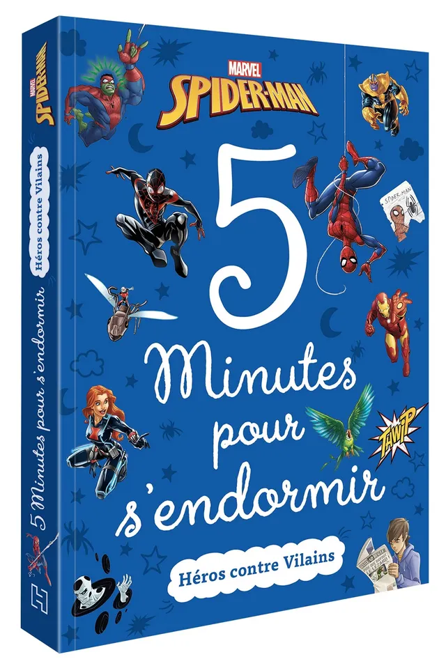marvel-5-minutes-pour-s-endormir-spider-man-livre-h-ros-contre-vilains image 1