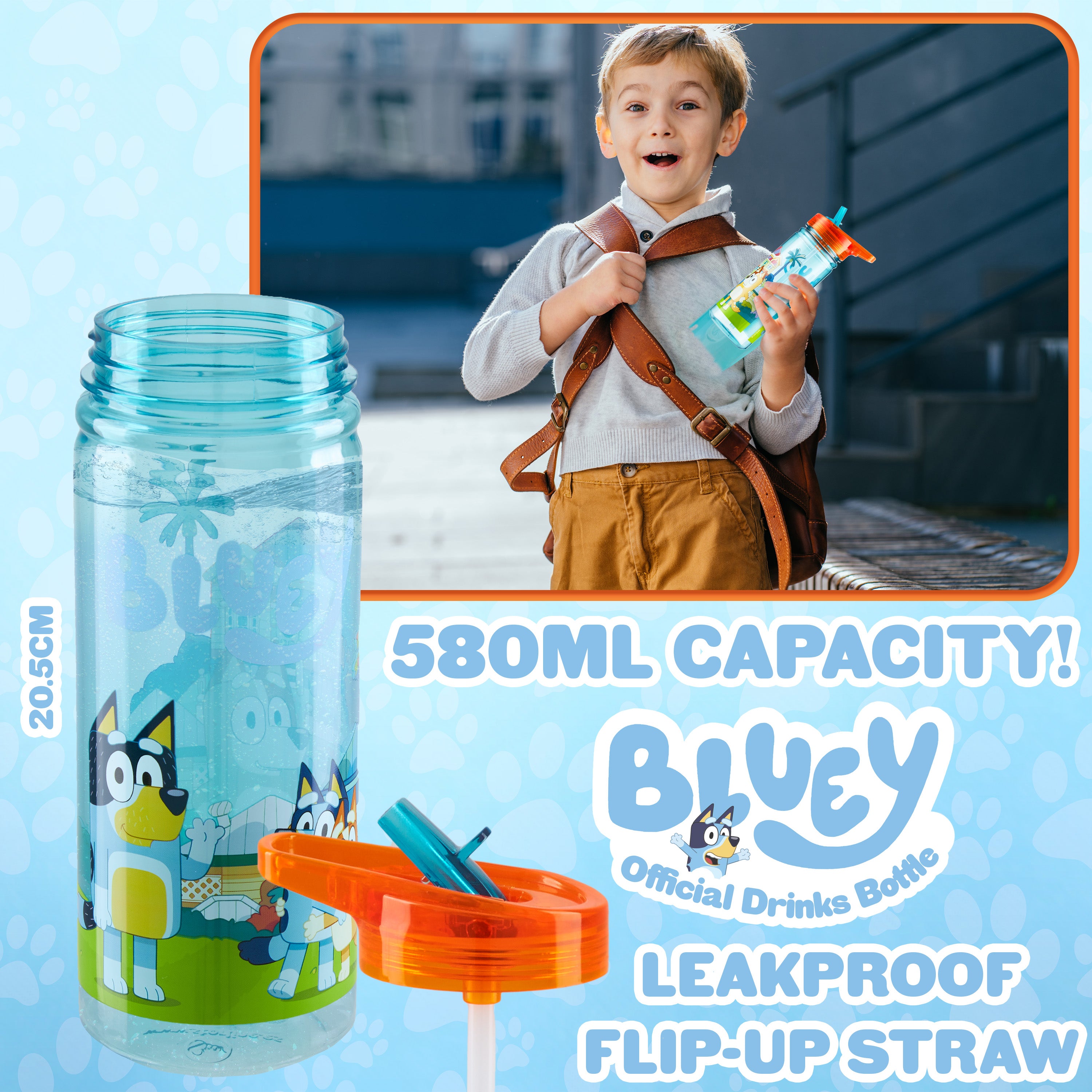bluey-gourde-enfant-paille-580-ml-anti-fuite image 3