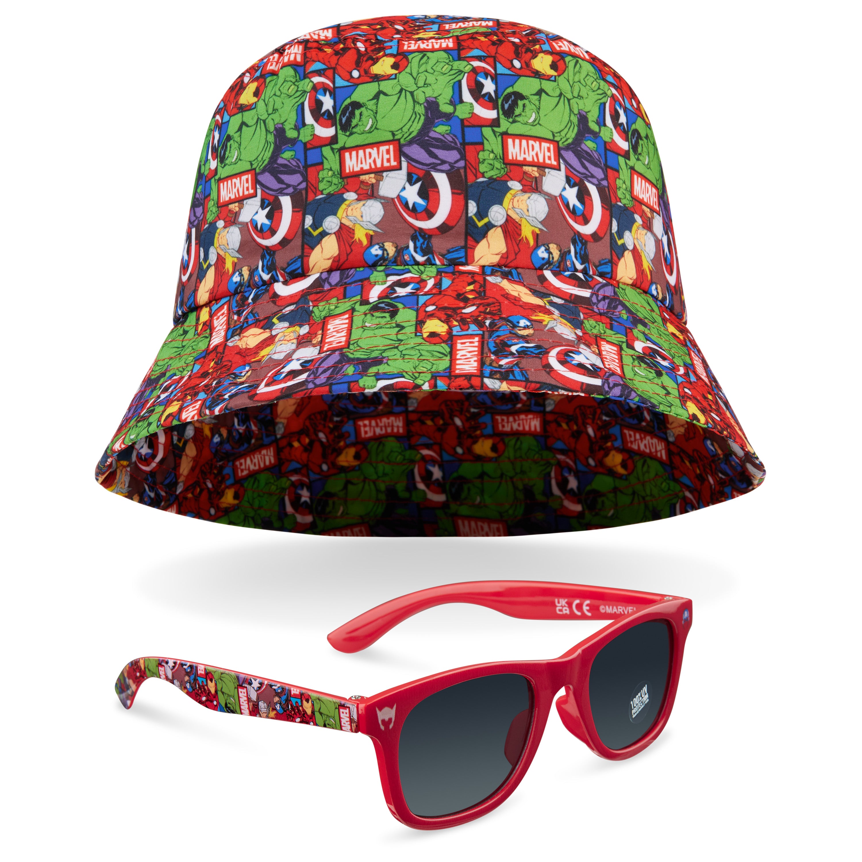 marvel-bob-enfant-et-lunettes-soleil-avengers image 1