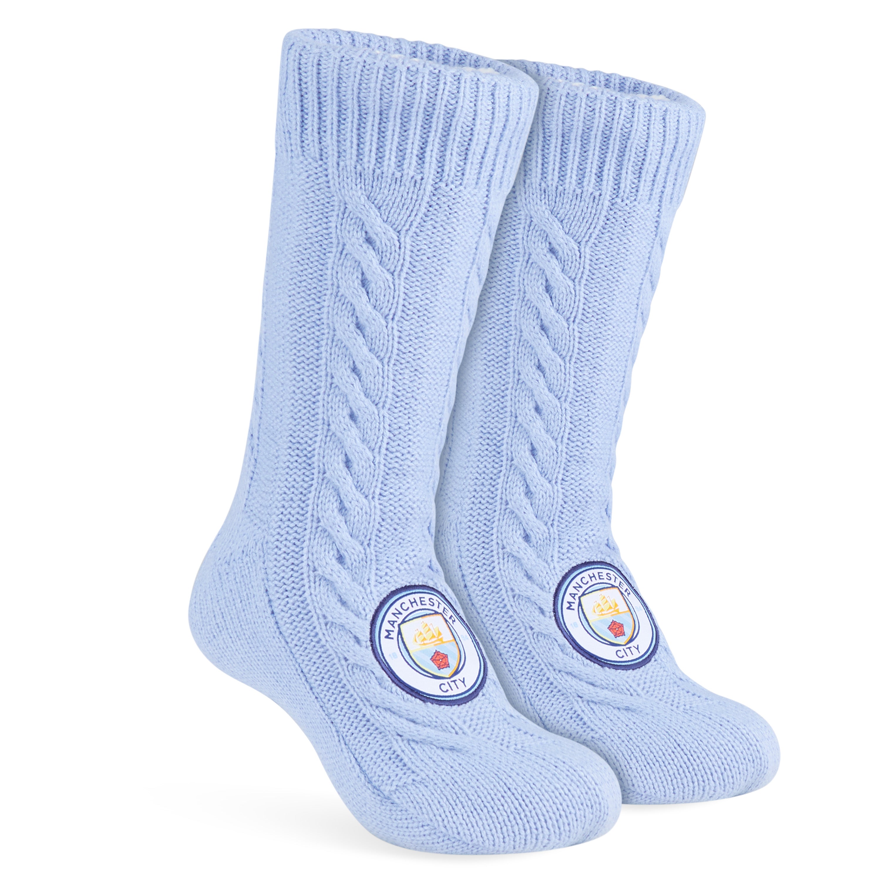 manchester-city-chaussons-chaussettes-homme-bleu-ciel-7-12 image 1
