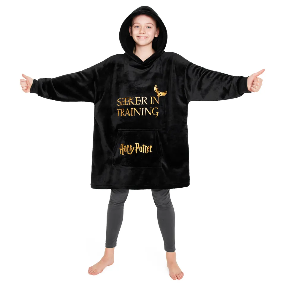 harry-potter-plaid-capuche-enfant-sherpa-oversize image 1