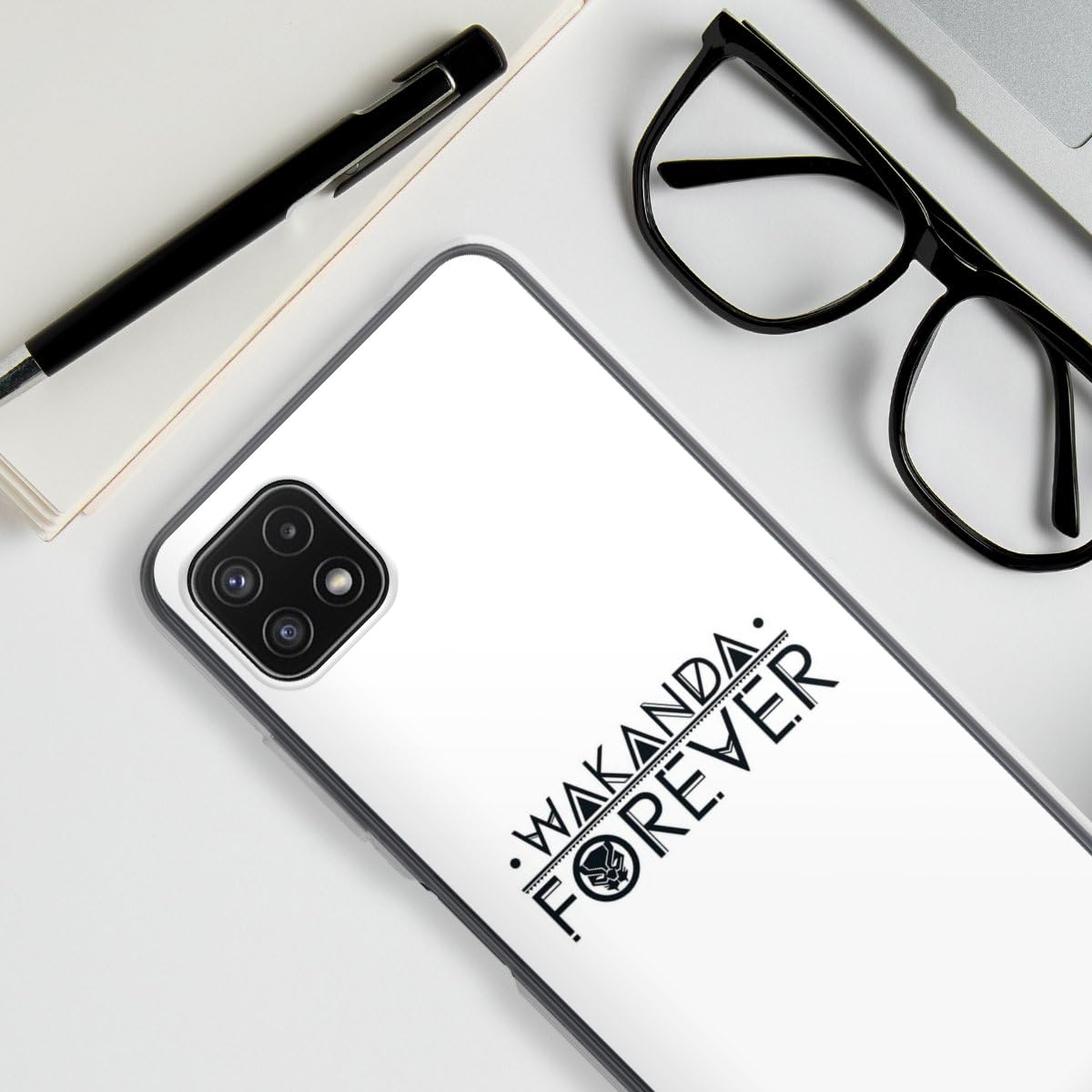 deindesign-marvel-coque-samsung-a22-5g-black-panther image 4