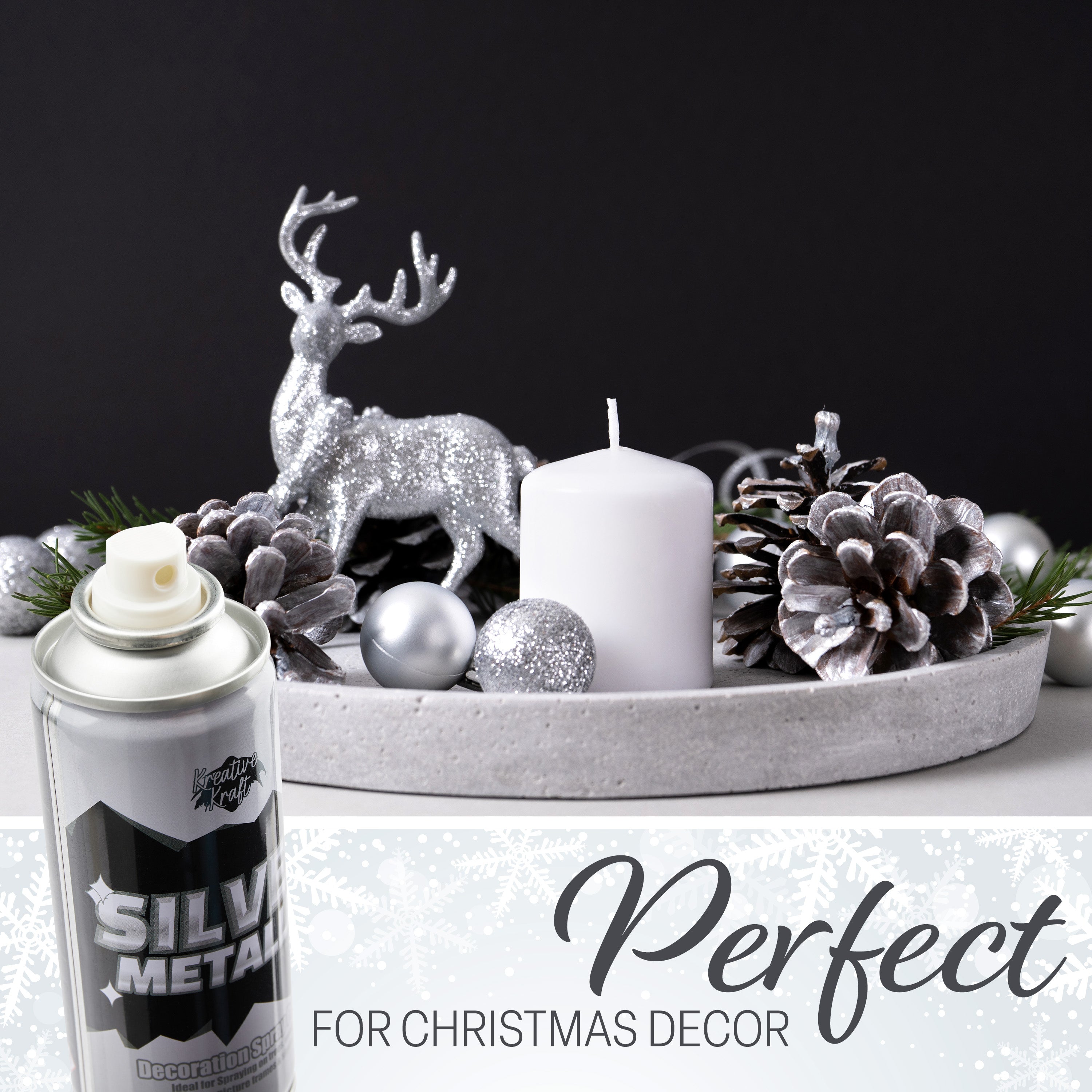 kreativekraft-spray-peinture-argent-m-tallique-250ml-no-l image 2