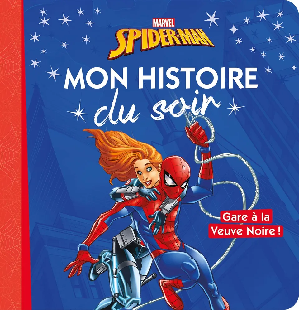 marvel-mon-histoire-du-soir-spider-man-gare-la-veuve-noire-livre image 1