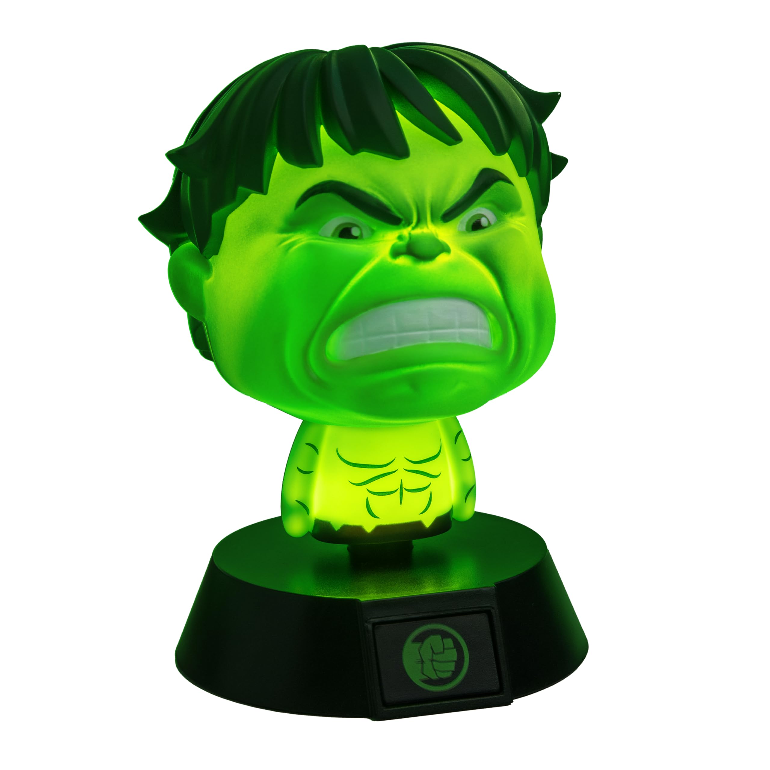marvel-hulk-icon-light-lampe-veilleuse-verte-11-cm-piles image 4