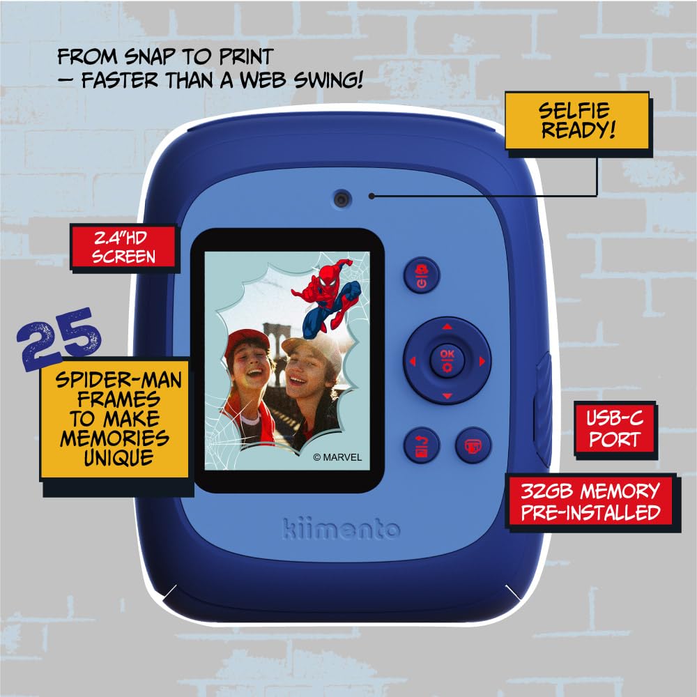 kiimento-spider-man-p2-appareil-photo-instantan-48-mp-32-go image 6