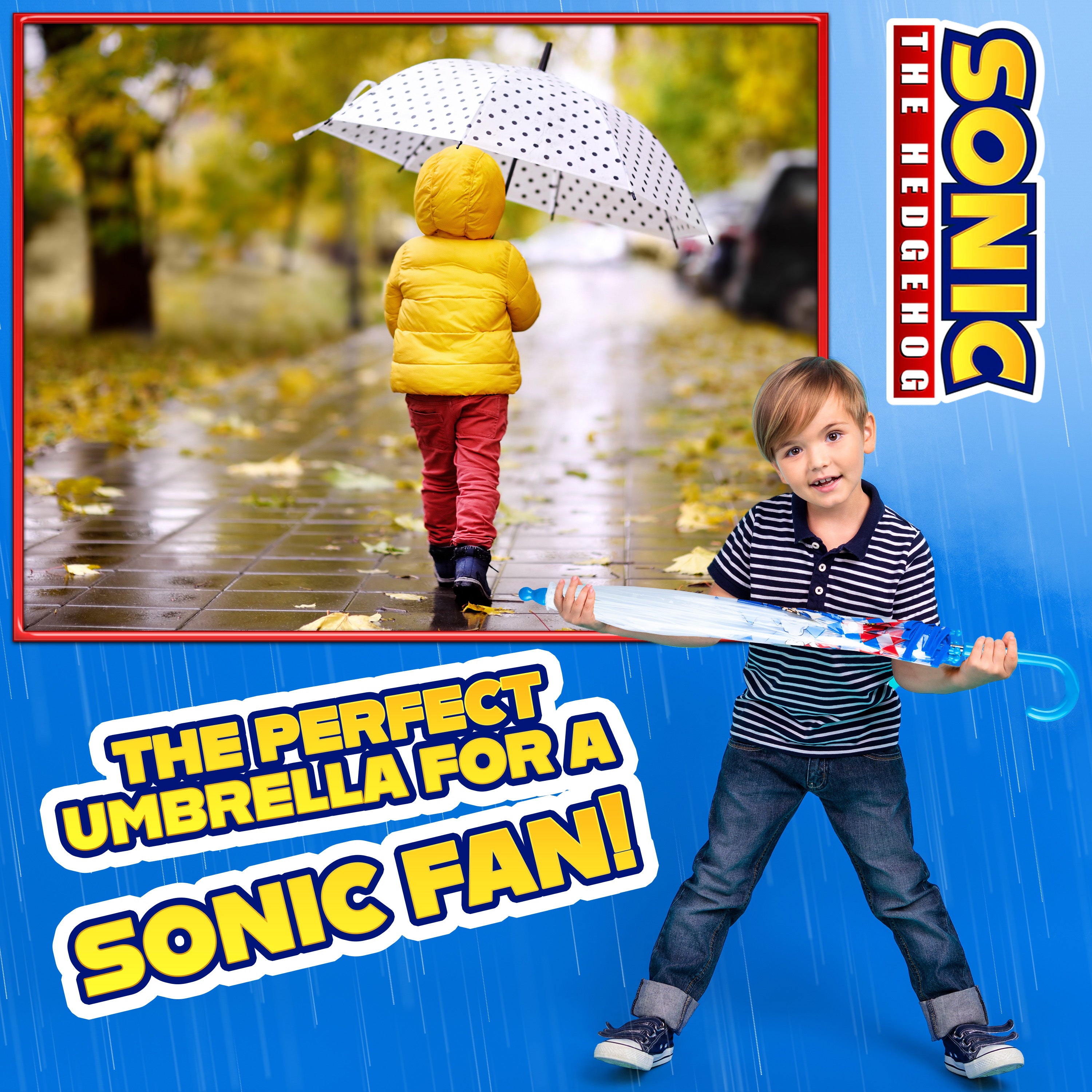 sonic-parapluie-enfant-cloche-transparent-poign-e-j image 4