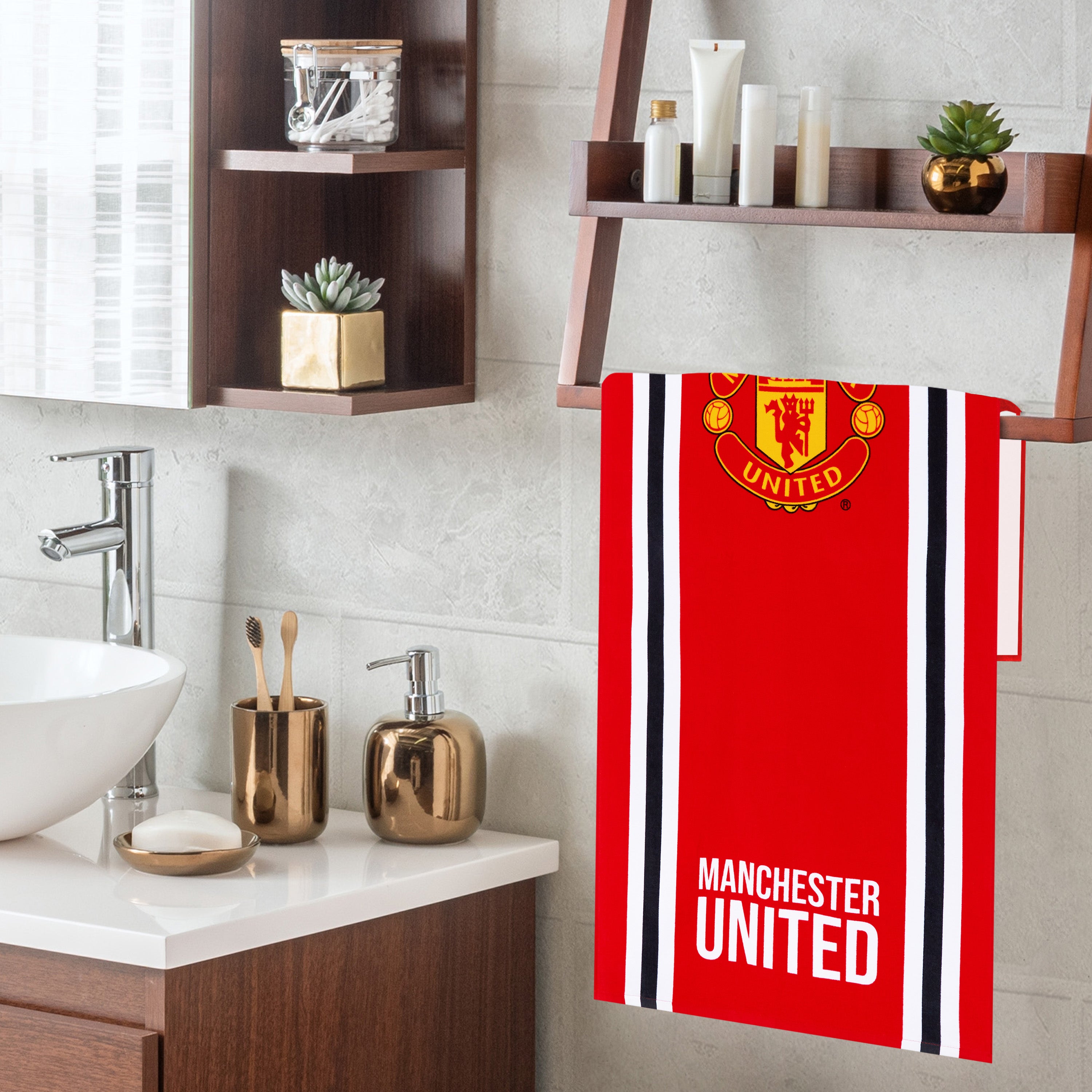 manchester-united-serviette-bain-coton-137x69-cm image 5