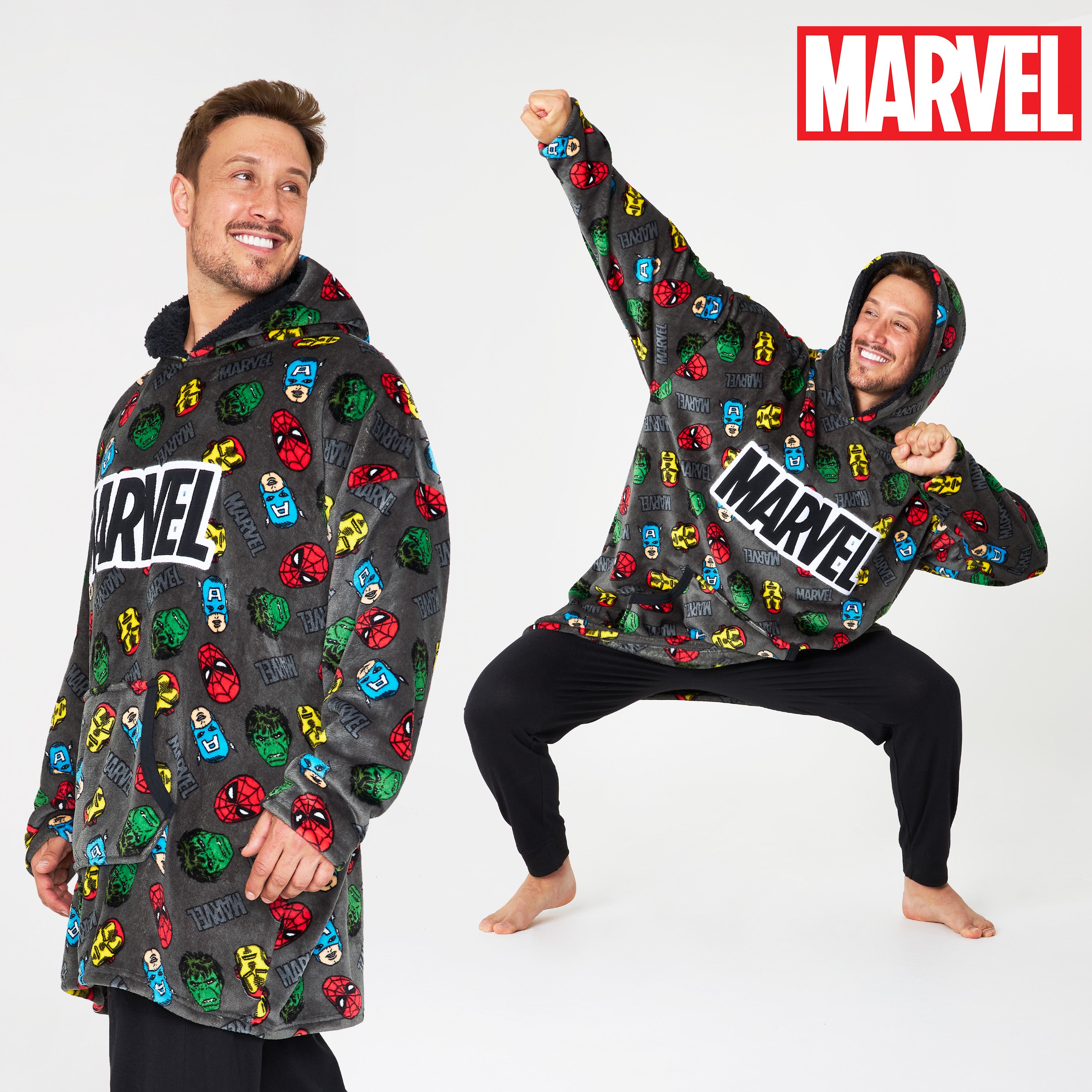 get-trend-marvel-sweat-plaid-homme-polaire-iron-man image 5