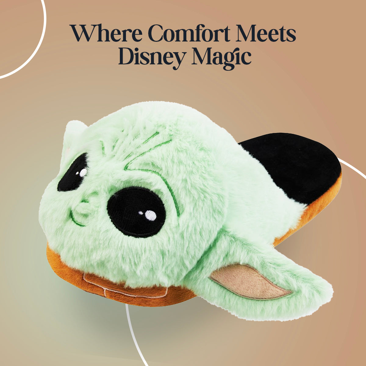 get-trend-disney-baby-yoda-chaussons-peluche-femme-antid-rapants image 2