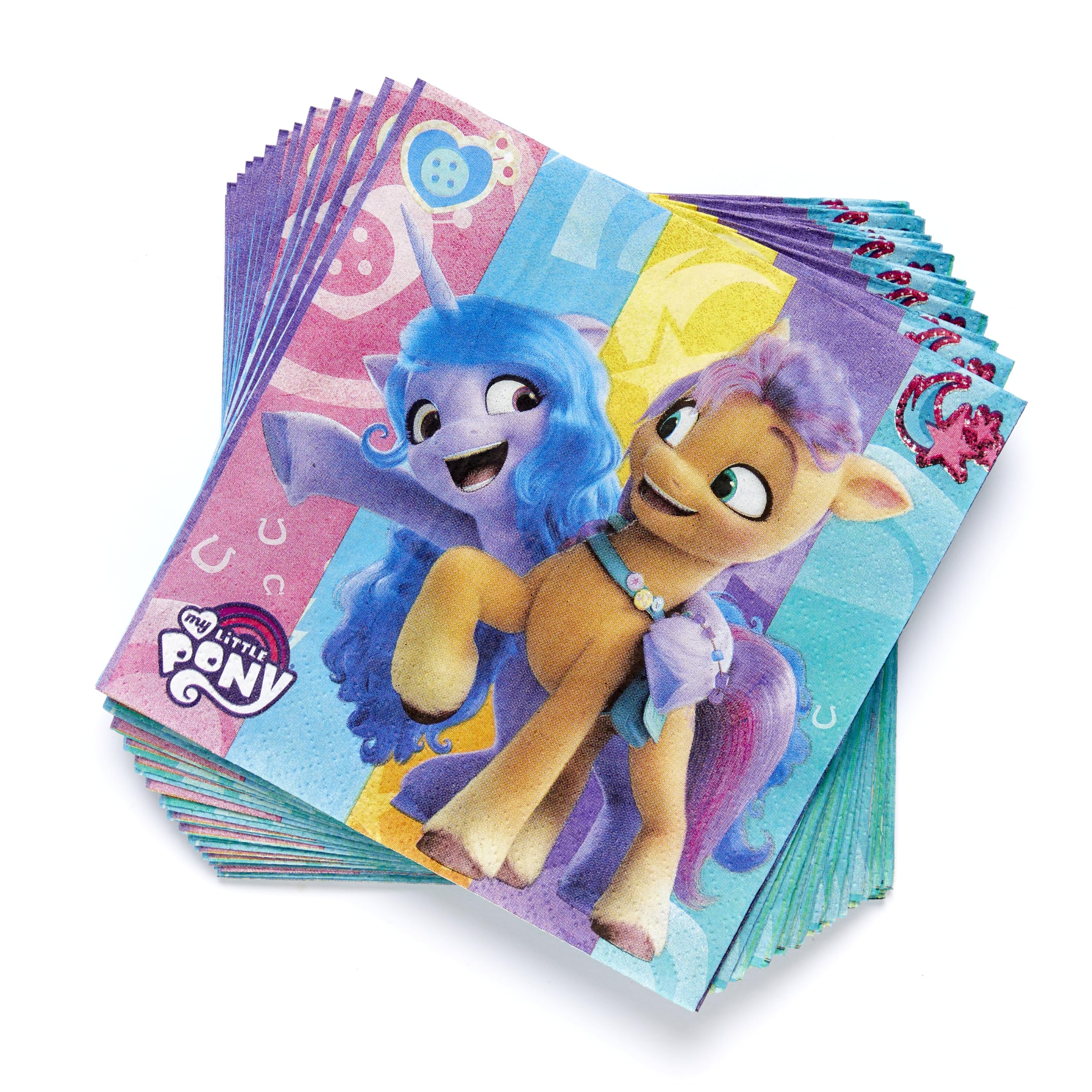 my-little-pony-serviettes-papier-33-cm-lot-de-16 image 1