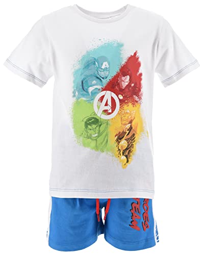 marvel-avengers-ensemble-t-shirt-short-gar-on-t image 5