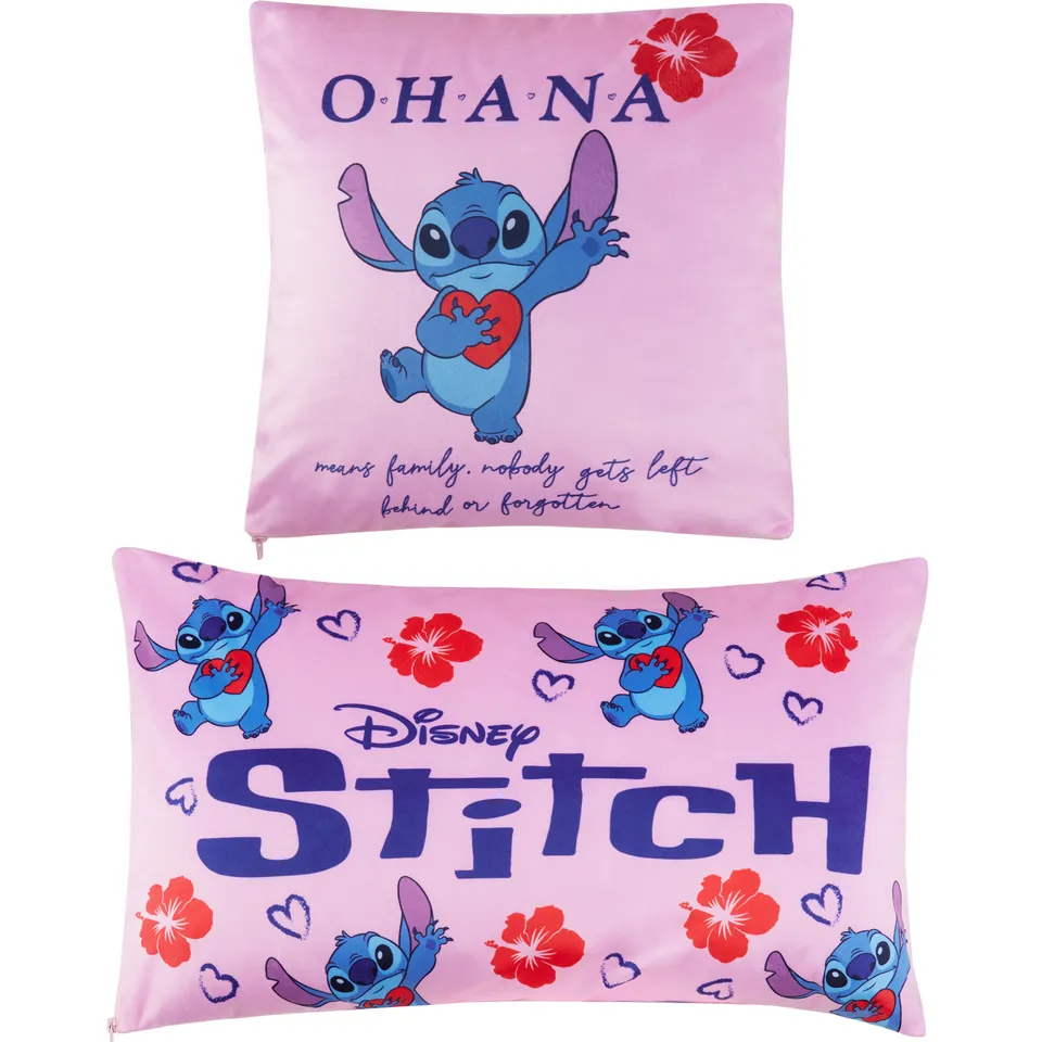 disney-stitch-housses-coussin-rose-lot-de-2 image 1