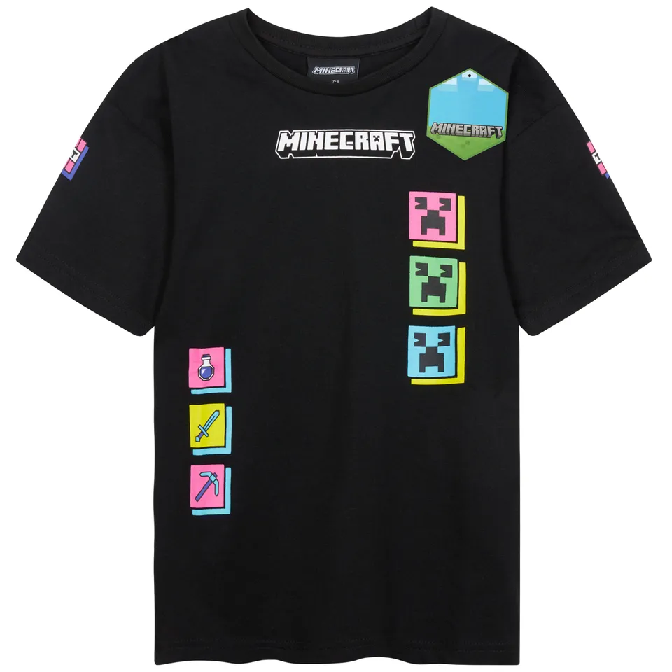 minecraft-t-shirt-garcon-manches-courtes-lot-3-11-12-ans image 1