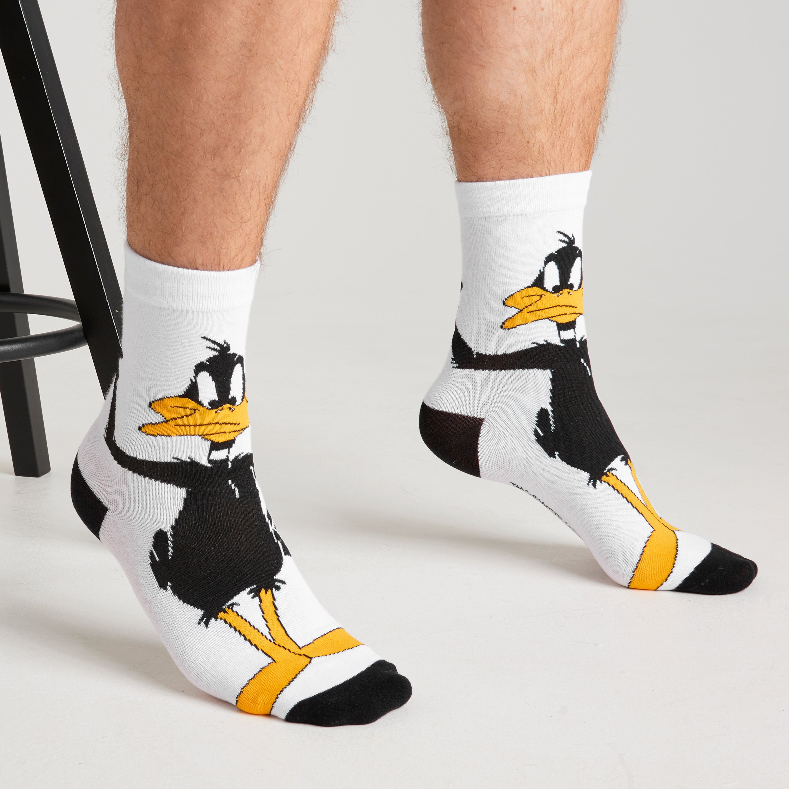looney-tunes-chaussettes-homme-lot-5-coton-mi-mollet image 3
