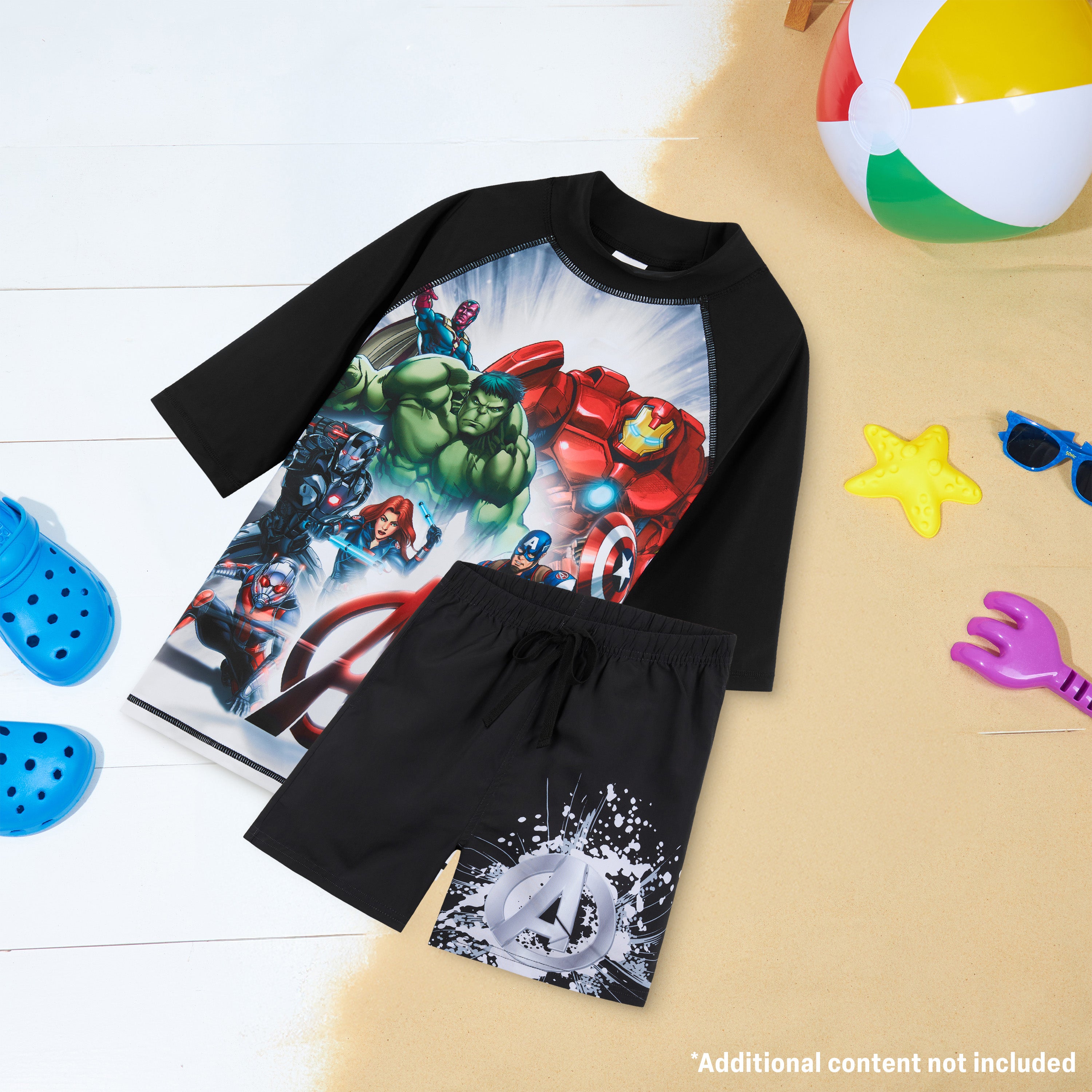 marvel-avengers-maillot-gar-on-2-pi-ces-7-8-ans image 5