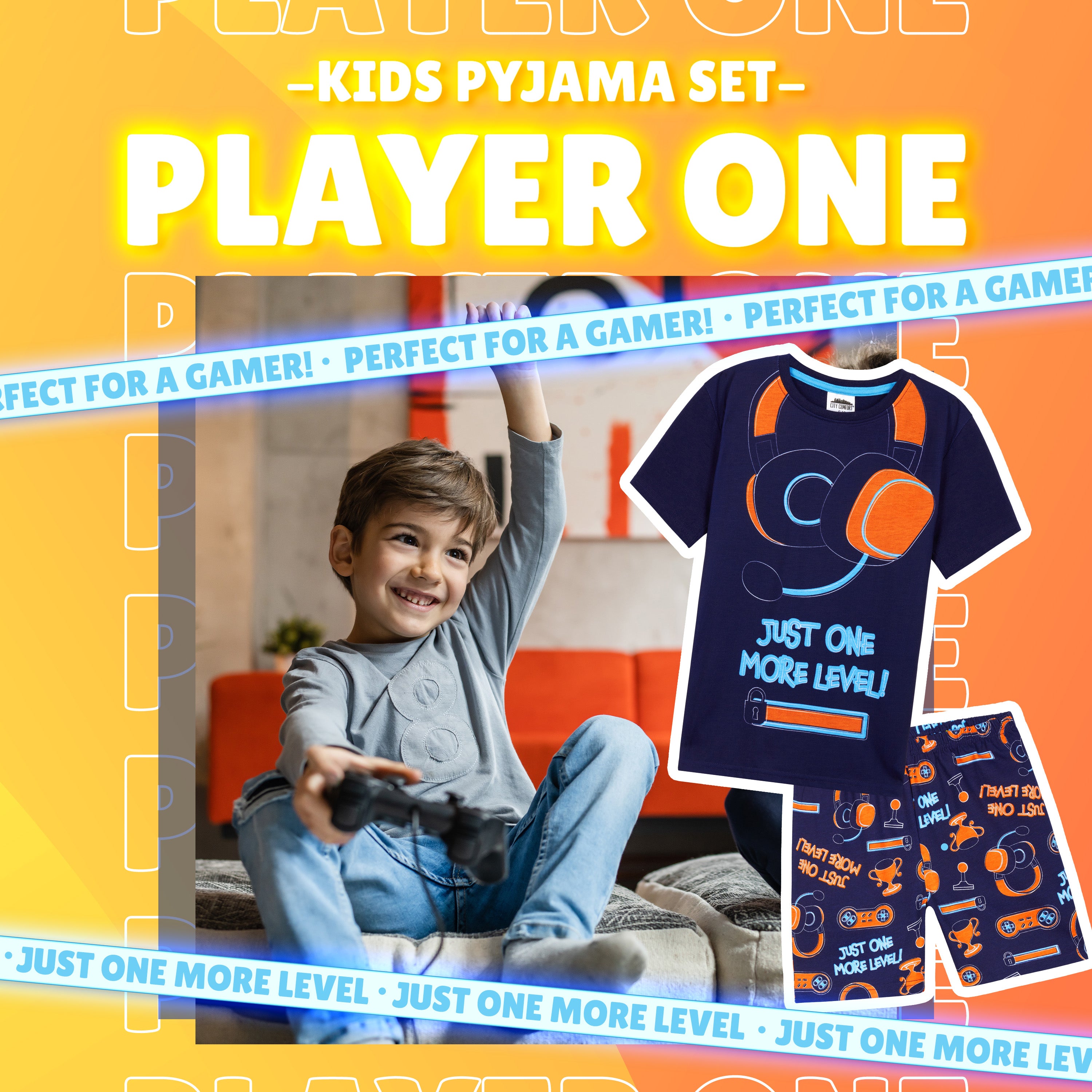 citycomfort-pyjama-gar-on-court-gamer-7-14-ans image 3