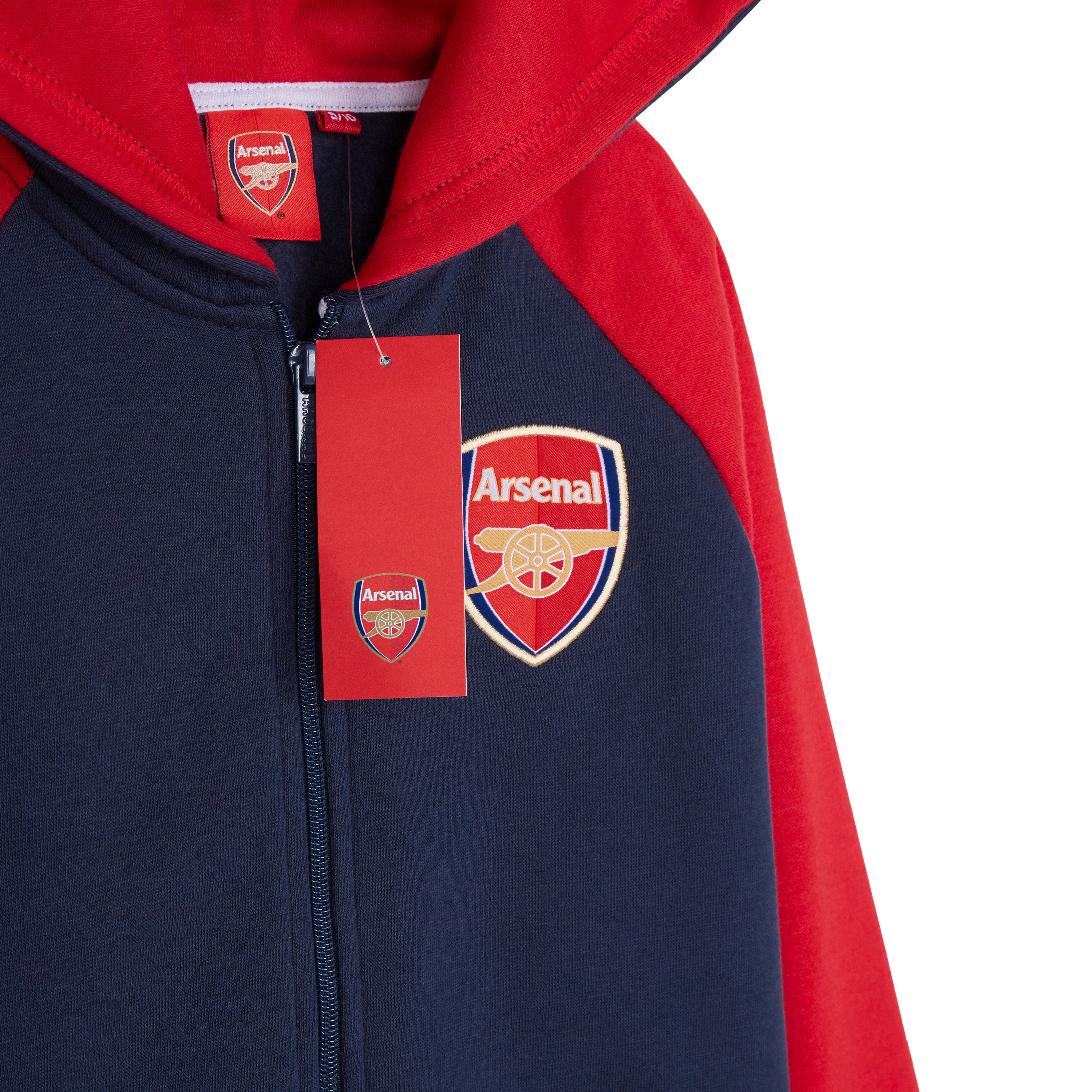 arsenal-sweat-capuche-zipp-gar-on-poches-7-14-ans image 5