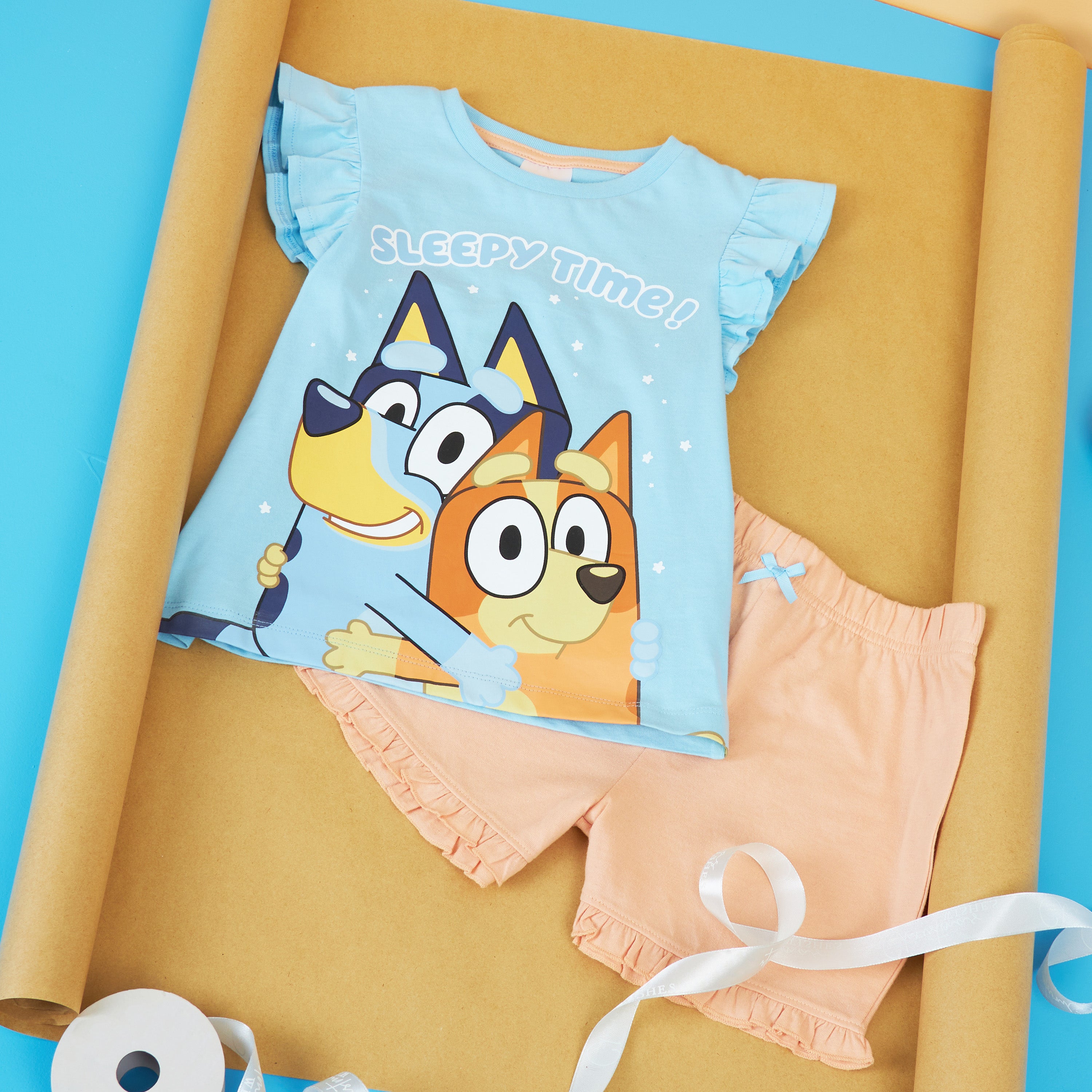 bluey-pyjama-short-fille-t-2-pi-ces-5-6-ans image 2