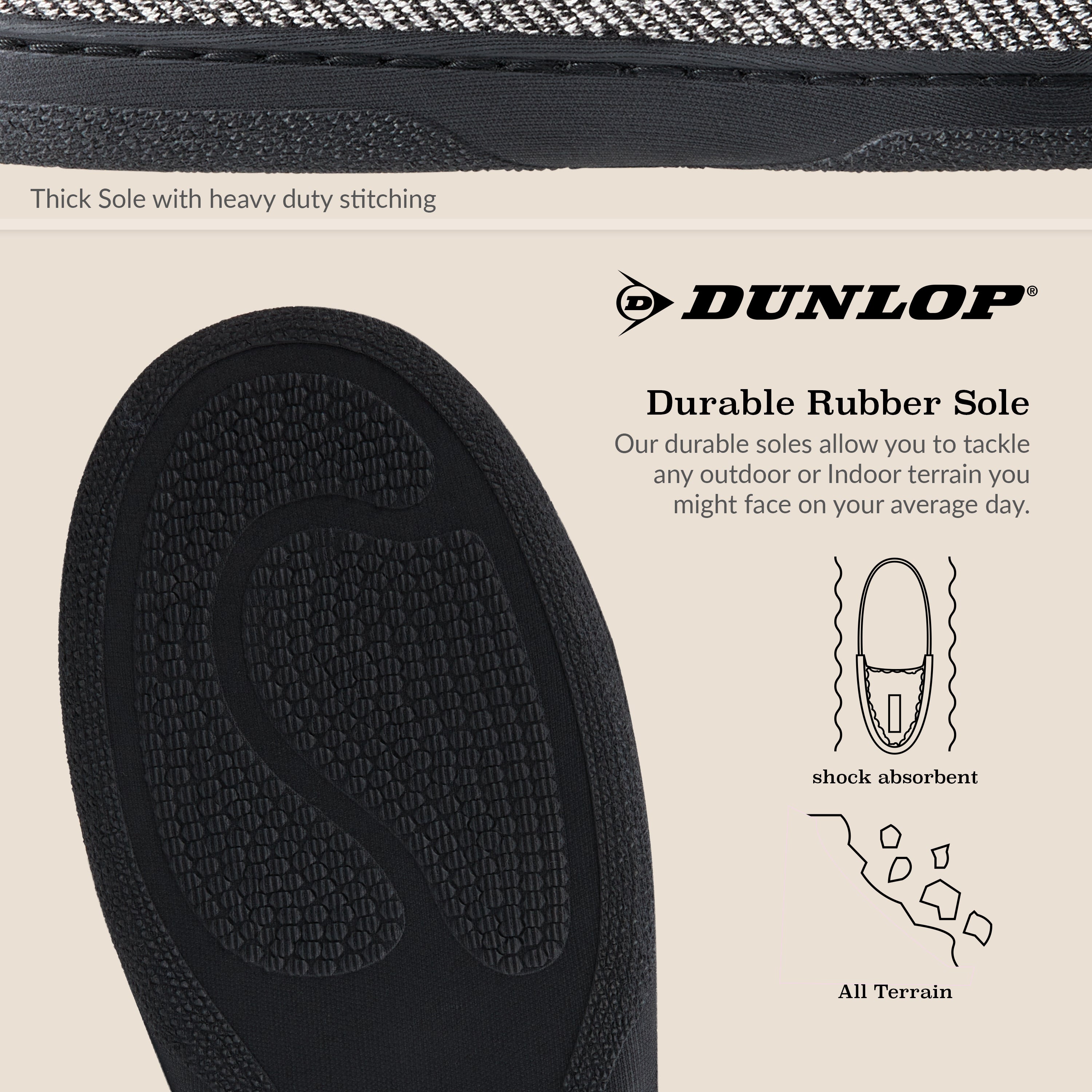 dunlop-mocassins-homme-fourr-s-m-moire-marine-respirant image 5
