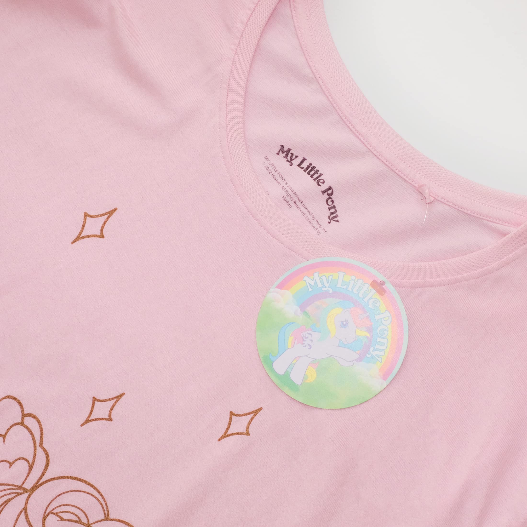 my-little-pony-t-shirt-de-nuit-femme-rose-clair-s image 3