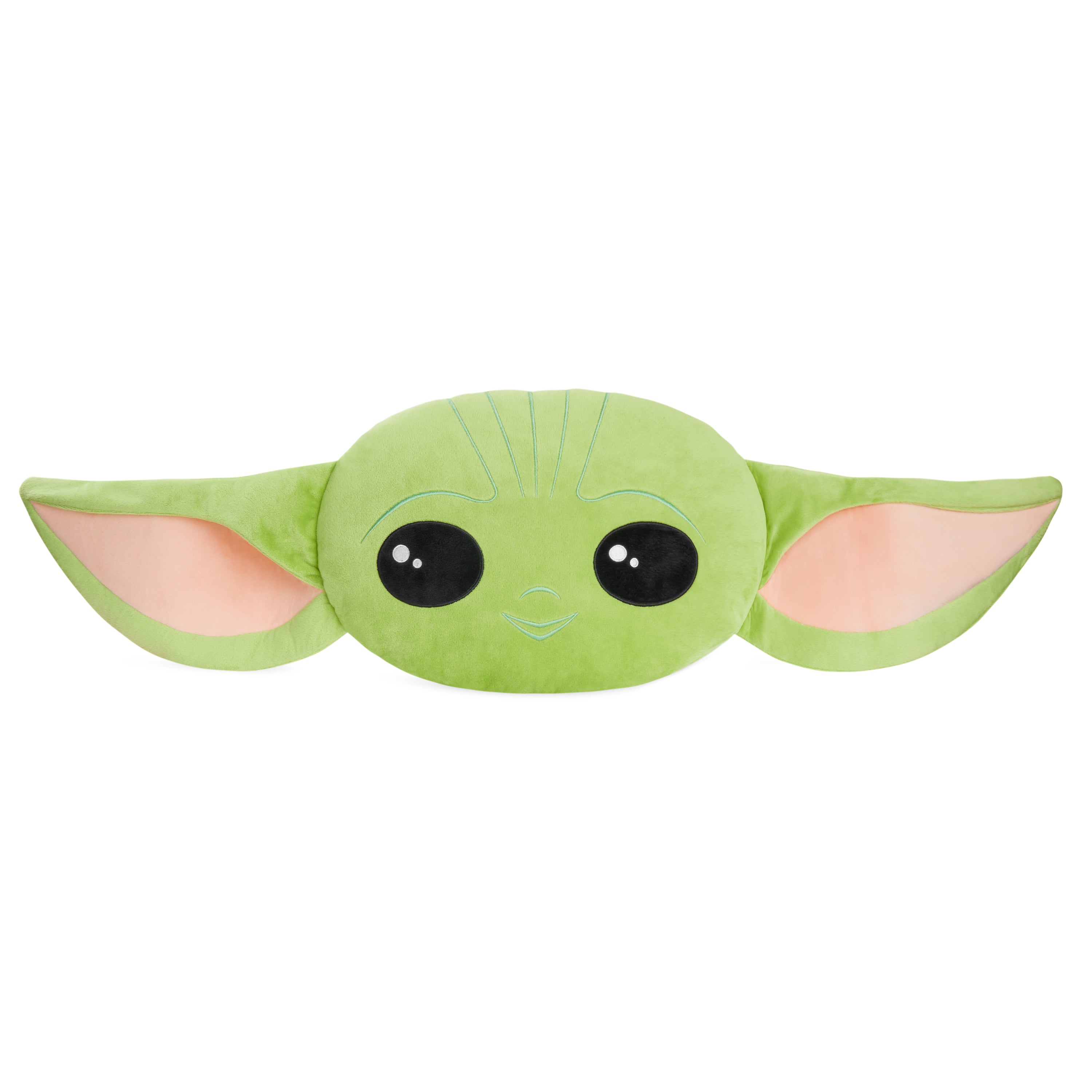 get-trend-mandalorian-coussin-peluche-3d-baby-yoda-vert-94cm image 1