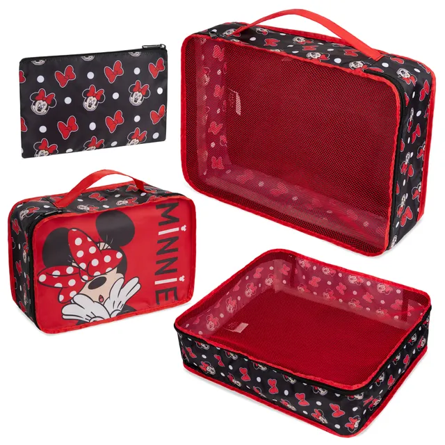disney-minnie-mouse-organiseurs-valise-lot-4-cubes-rouges image 1