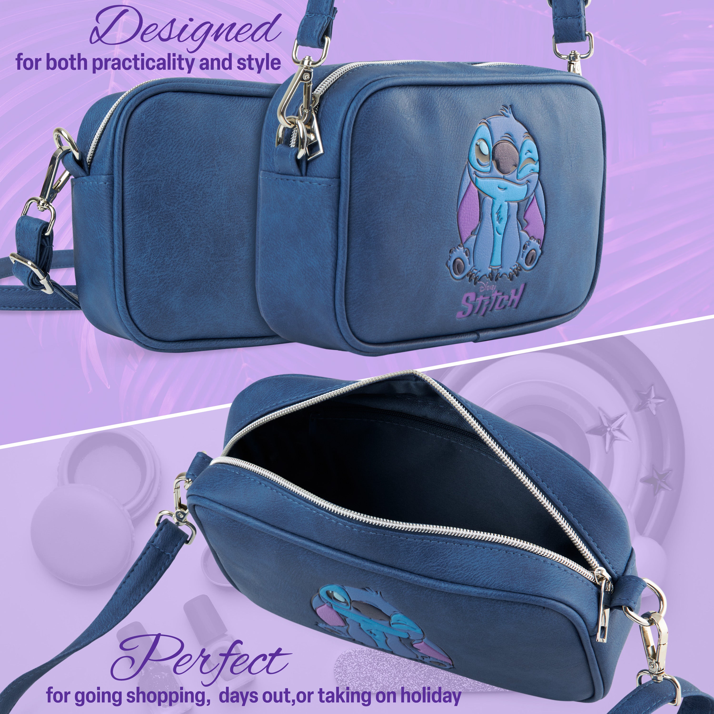disney-girls-sac-bandouli-re-fille-noir-sangle-r-glable image 8