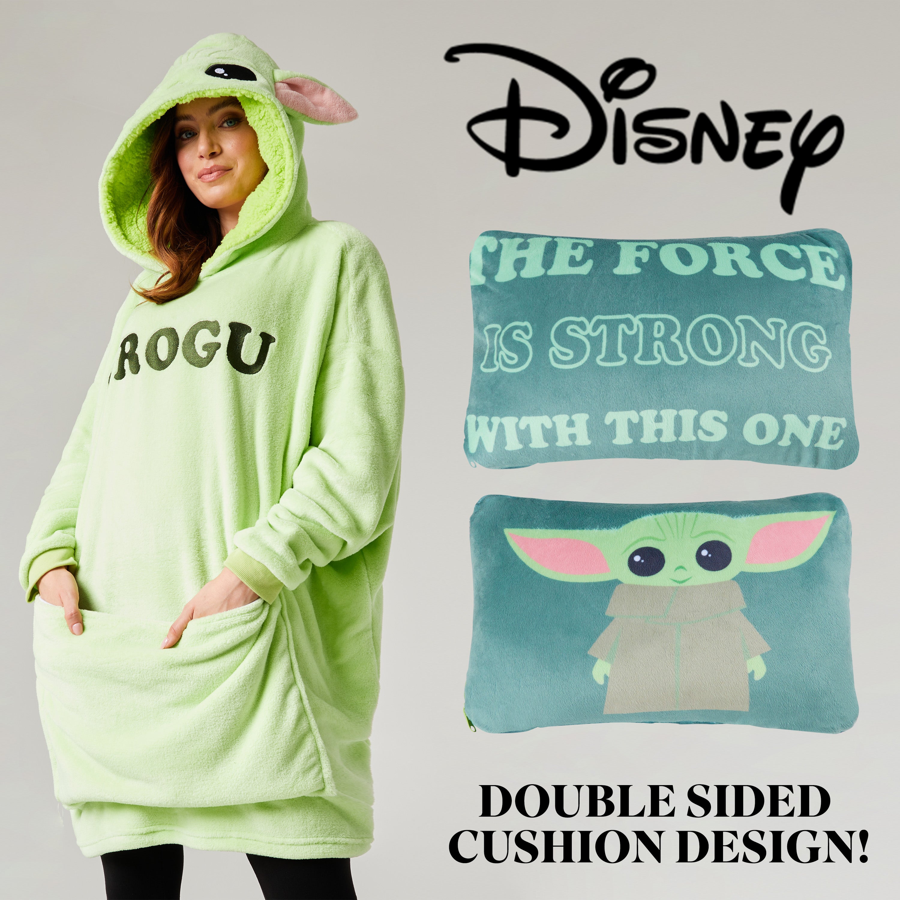 get-trend-women-disney-stitch-sweat-plaid-2-en-1-oreiller-voyage image 3