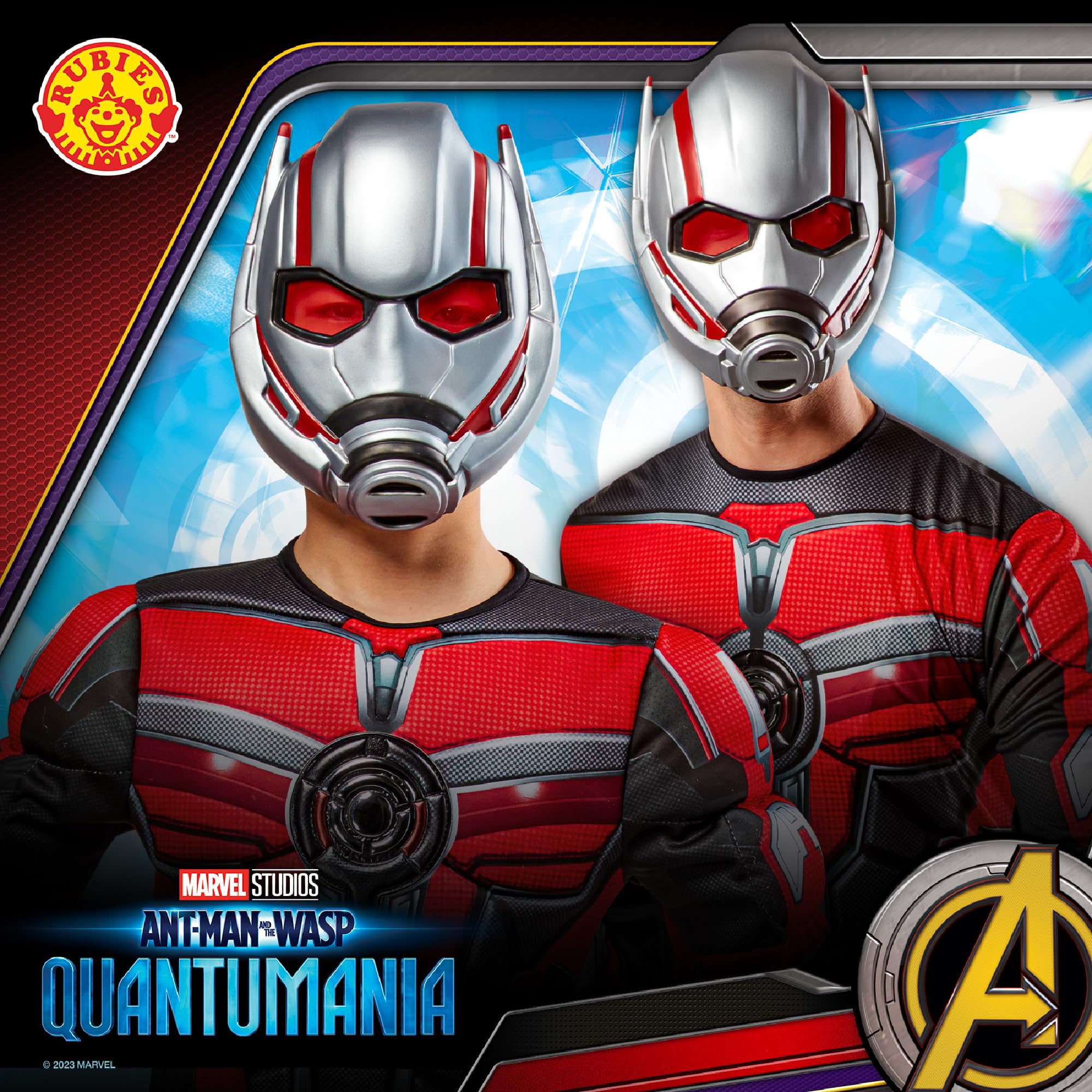marvel-ant-man-costume-adulte-homme-taille-s-quantomania image 4