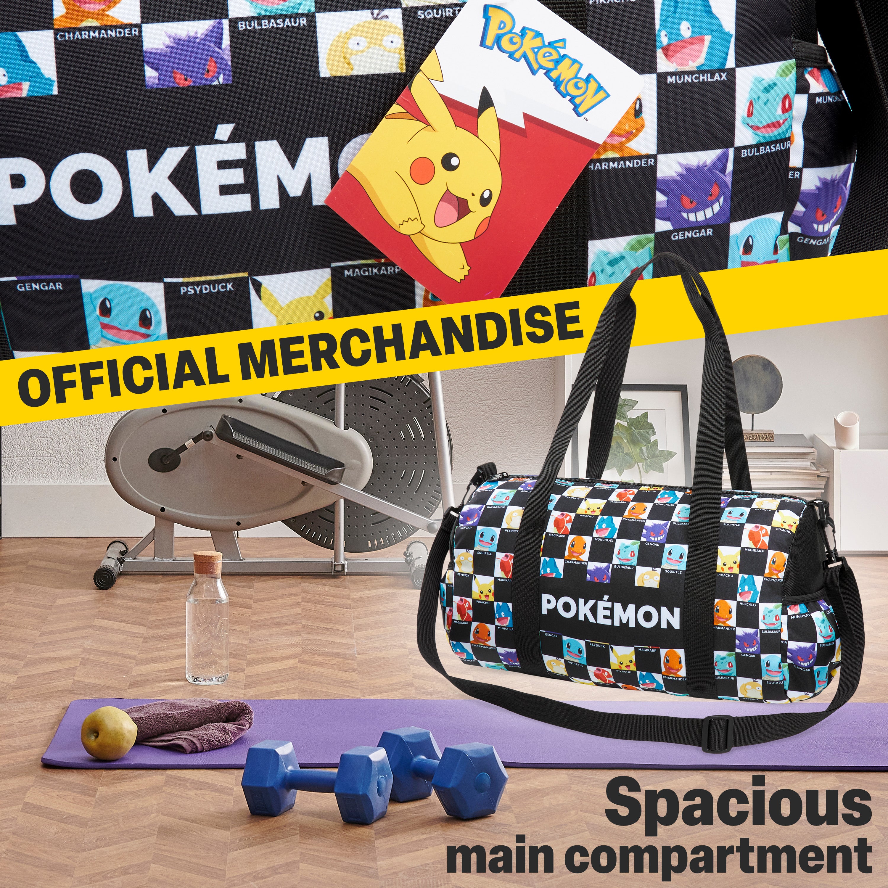 pok-mon-sac-duffle-pikachu-enfant-sport-voyage image 3
