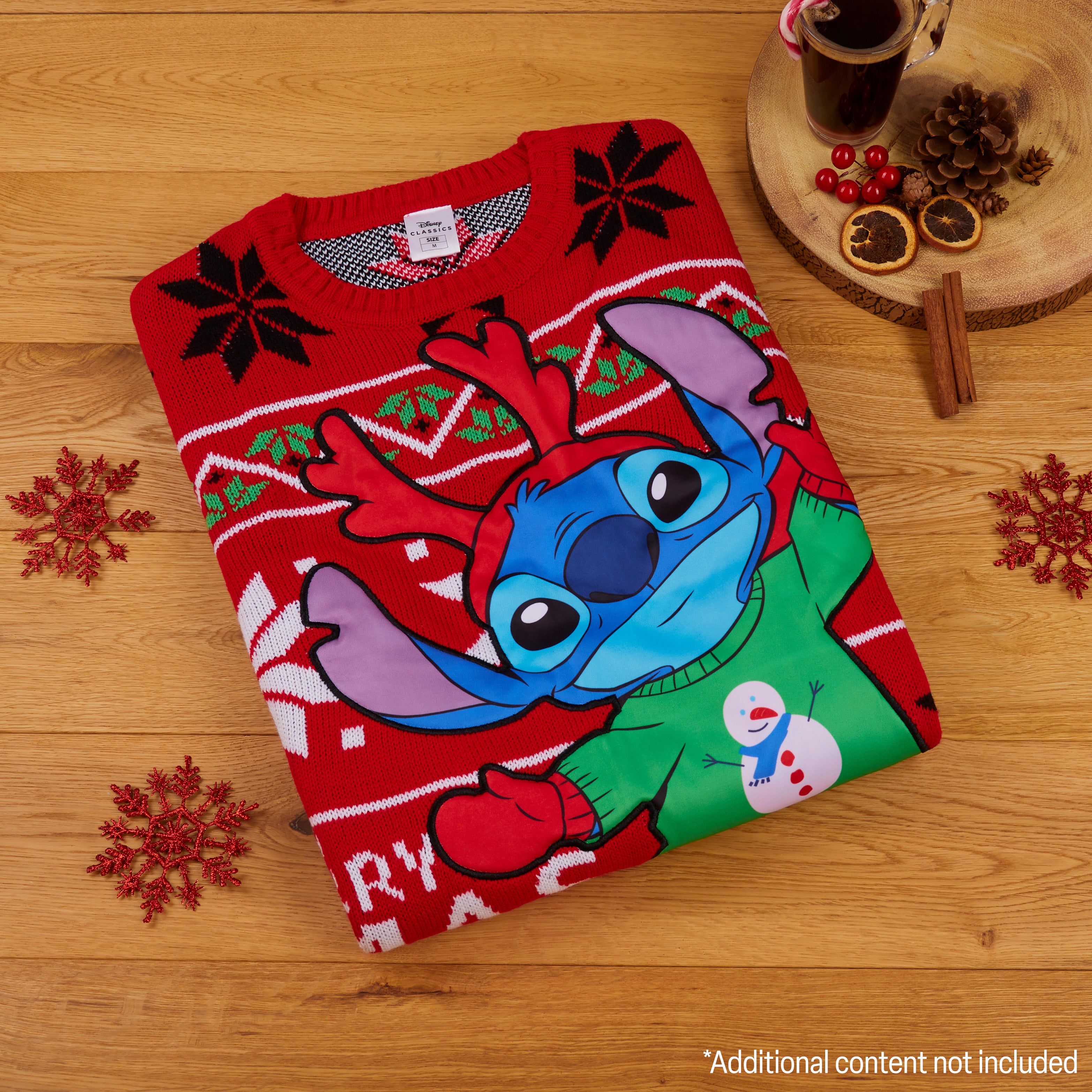 disney-stitch-pull-no-l-femme-rouge-manches-longues-taille-s image 2