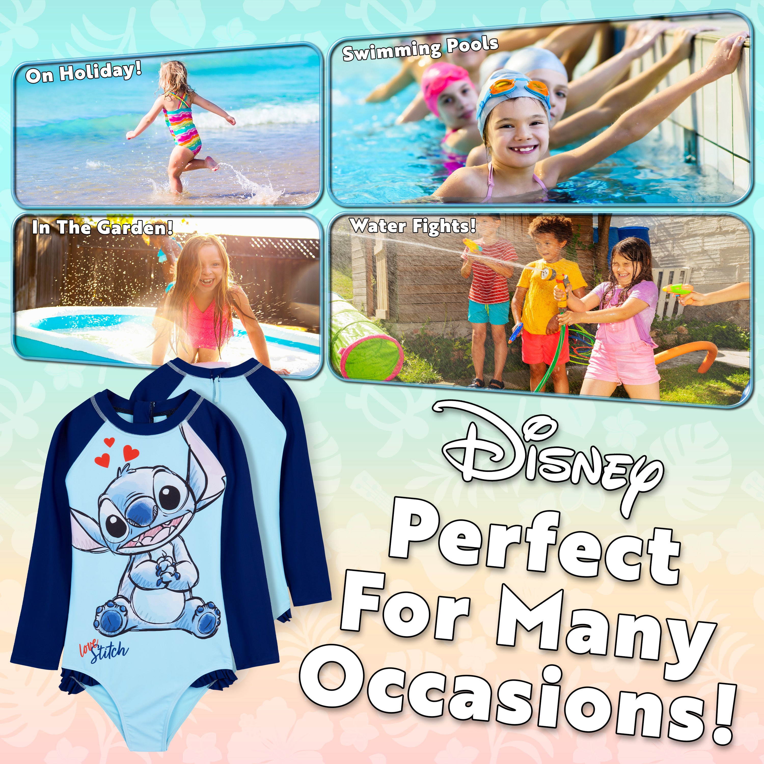 disney-maillot-de-bain-fille-1-pi-ce-stitch-7-8-ans image 4