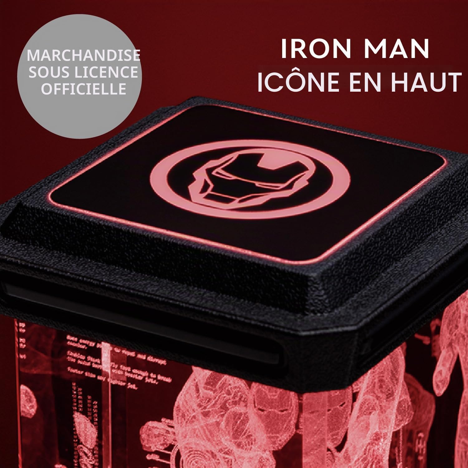 marvel-iron-man-lampe-3d-cristal-led-3-couleurs-holographique image 5