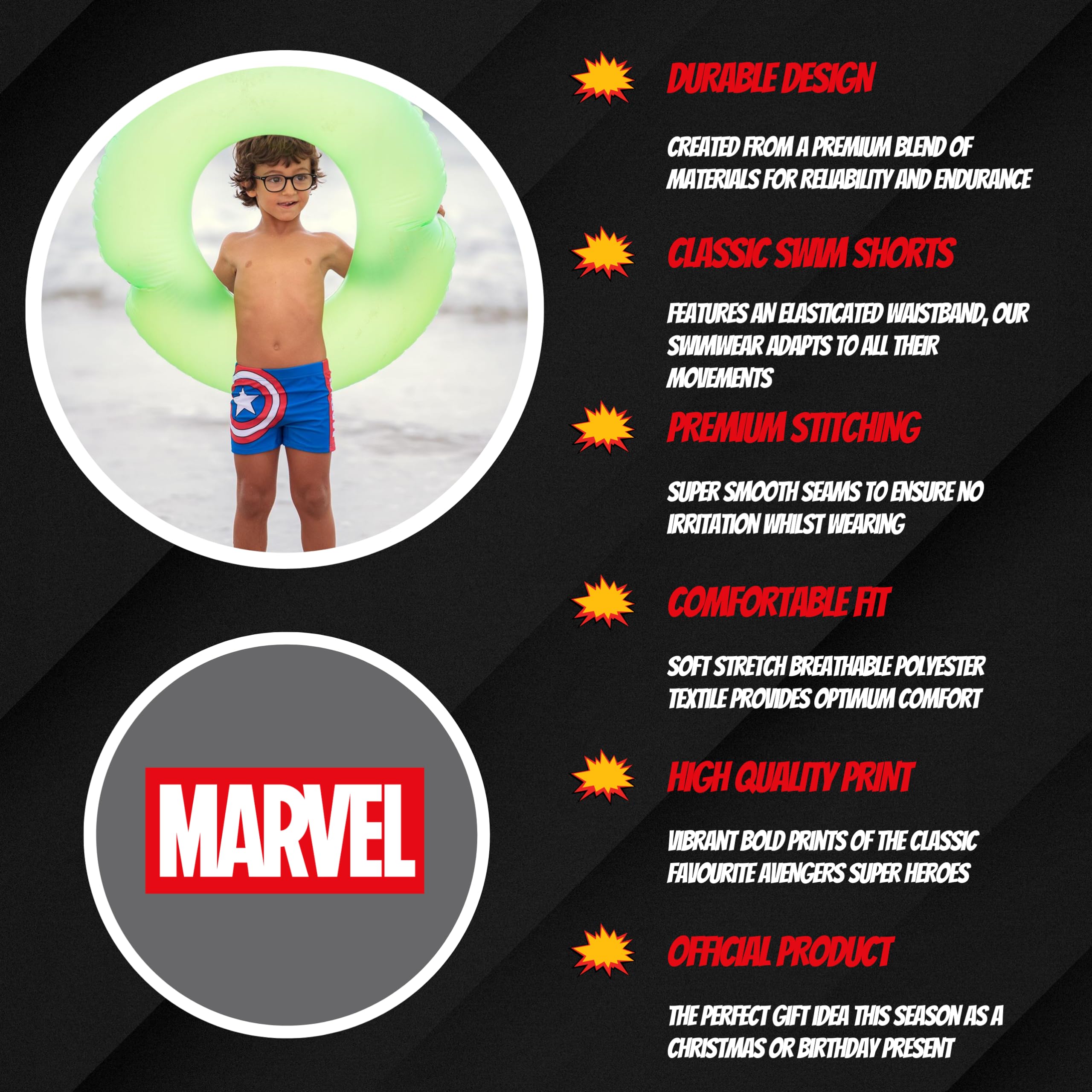 marvel-avengers-short-de-bain-gar-on-4-ans-s-chage-rapide image 5