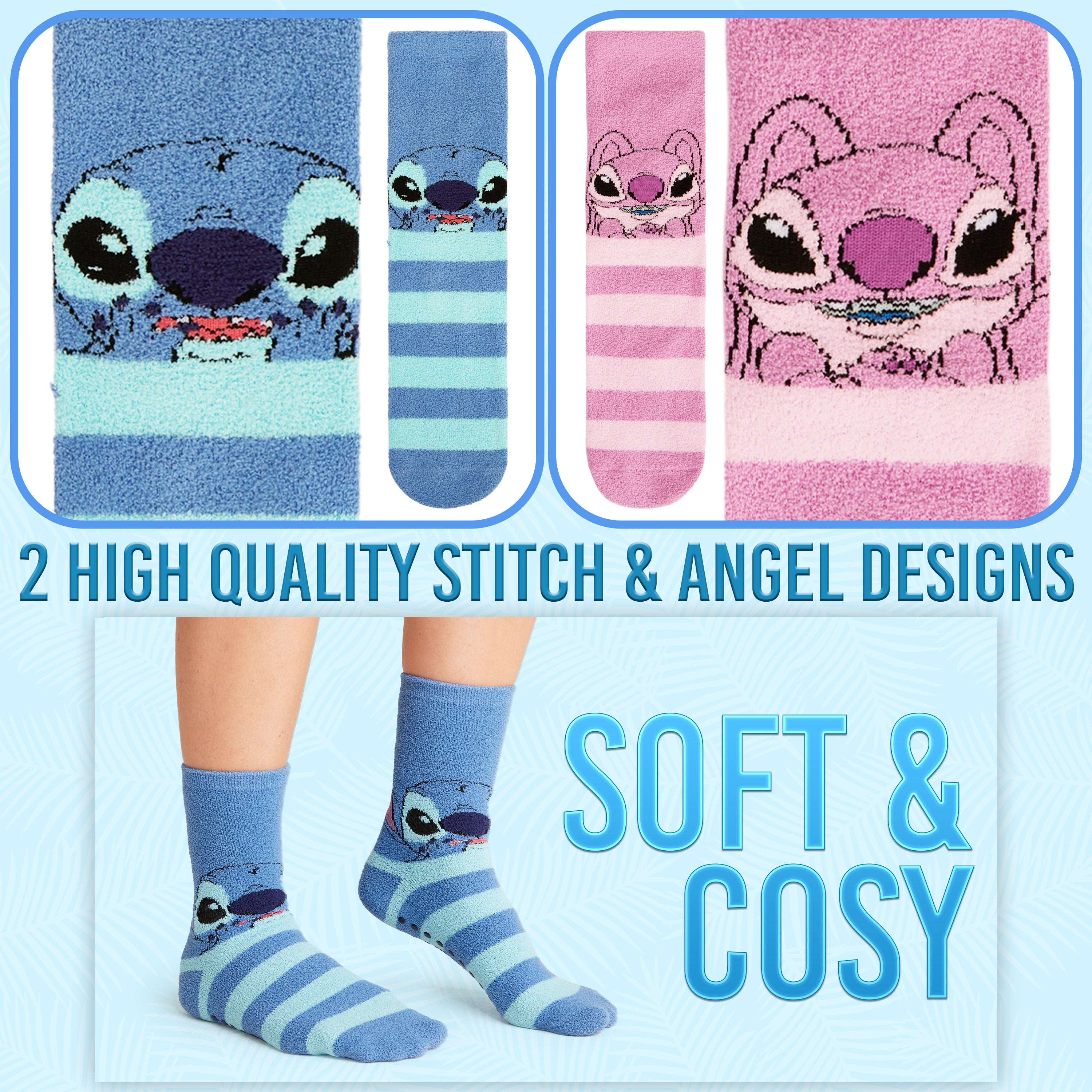 disney-chaussettes-pilou-stitch-et-angel-lot-2-antid-rapantes image 4