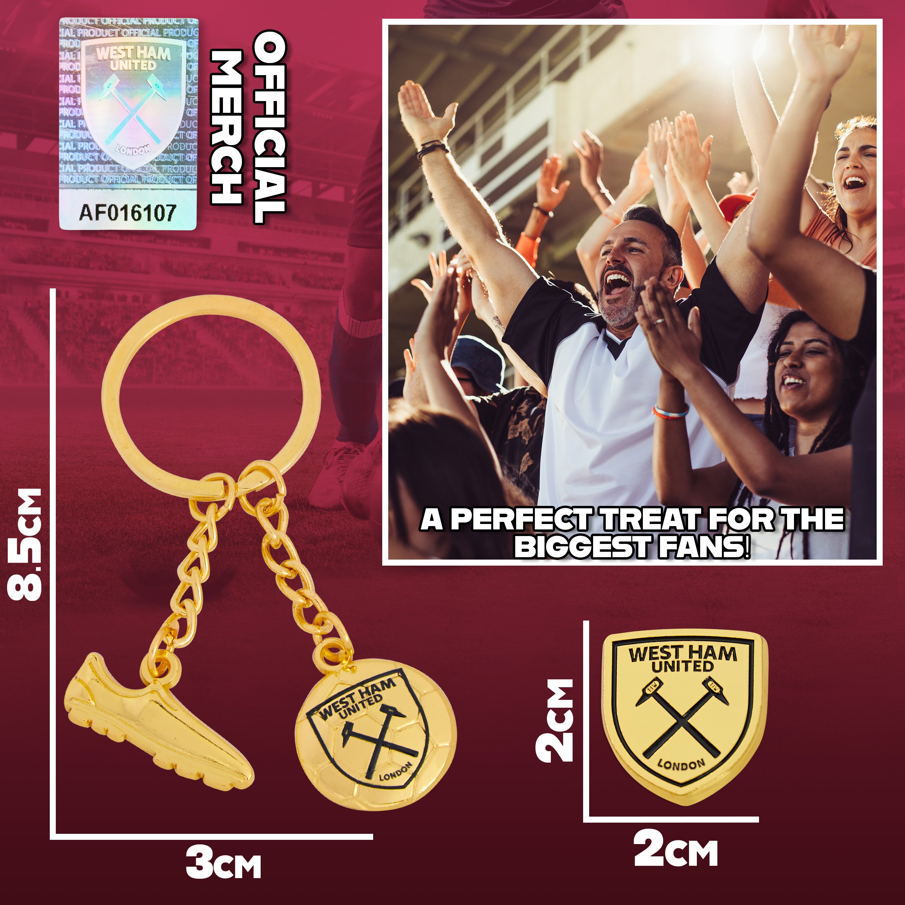 west-ham-united-coffret-porte-cl-s-pin-s-supporter image 6