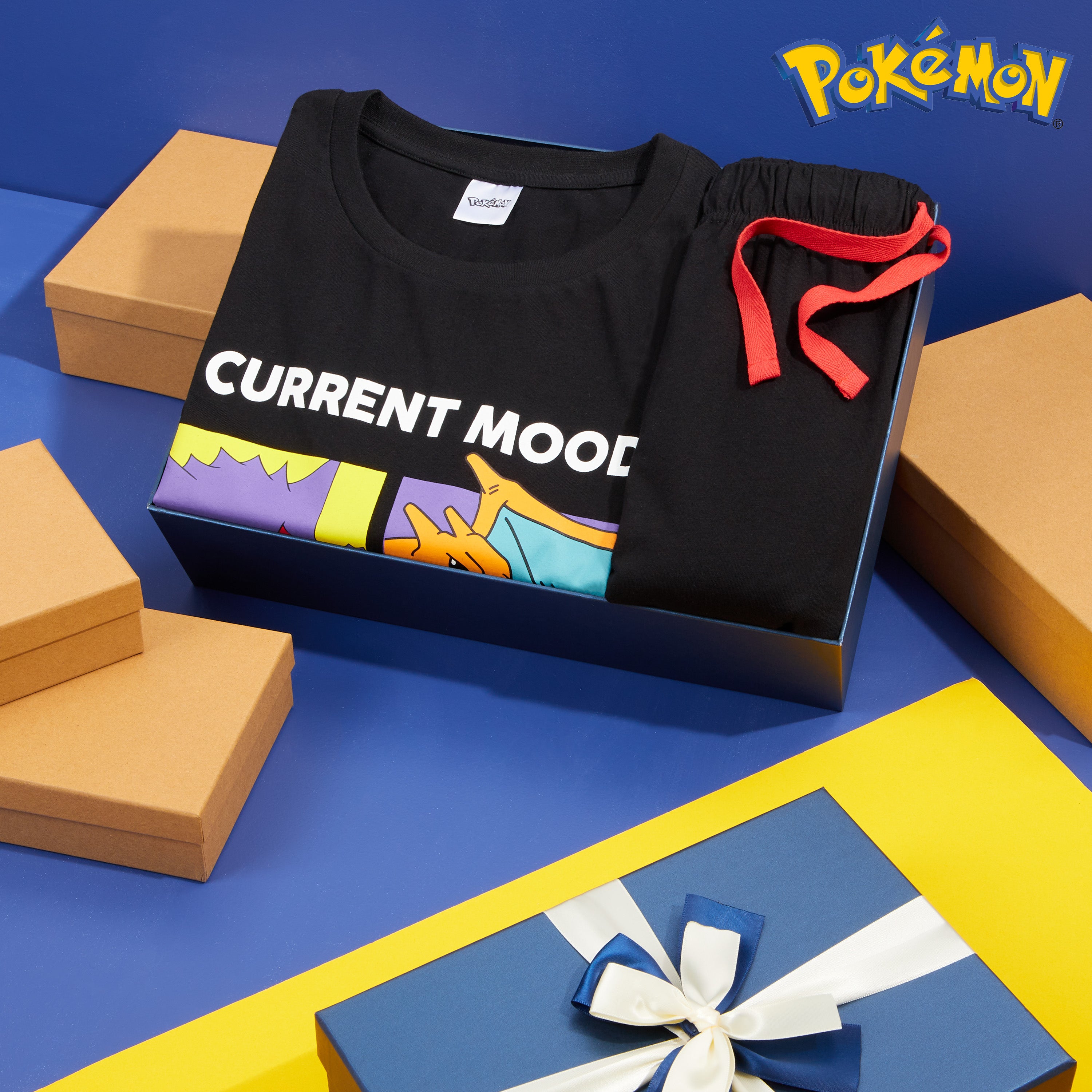 pok-mon-pyjama-homme-short-t-shirt-coton-t-pikachu image 2