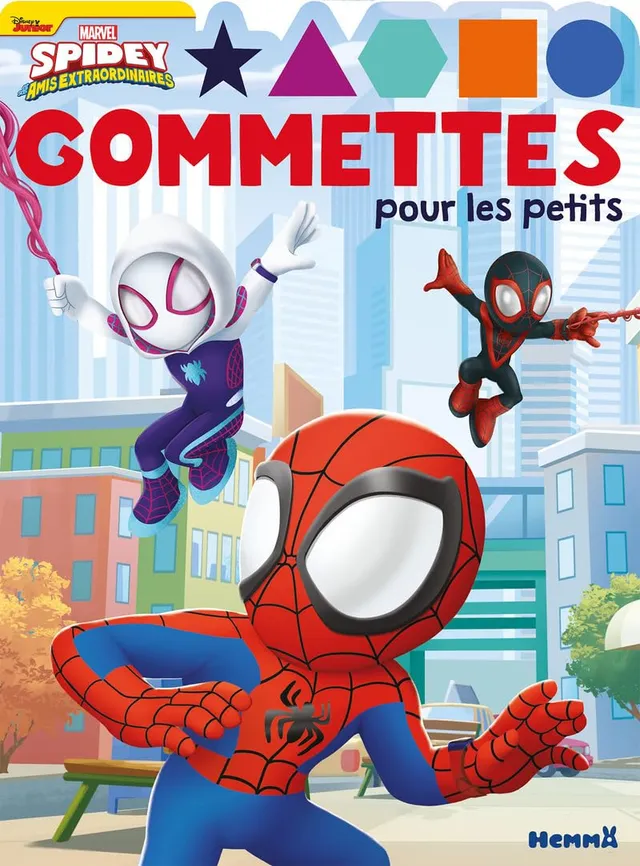 marvel-spidey-et-ses-amis-livre-gommettes-pour-les-petits-3-ans image 1