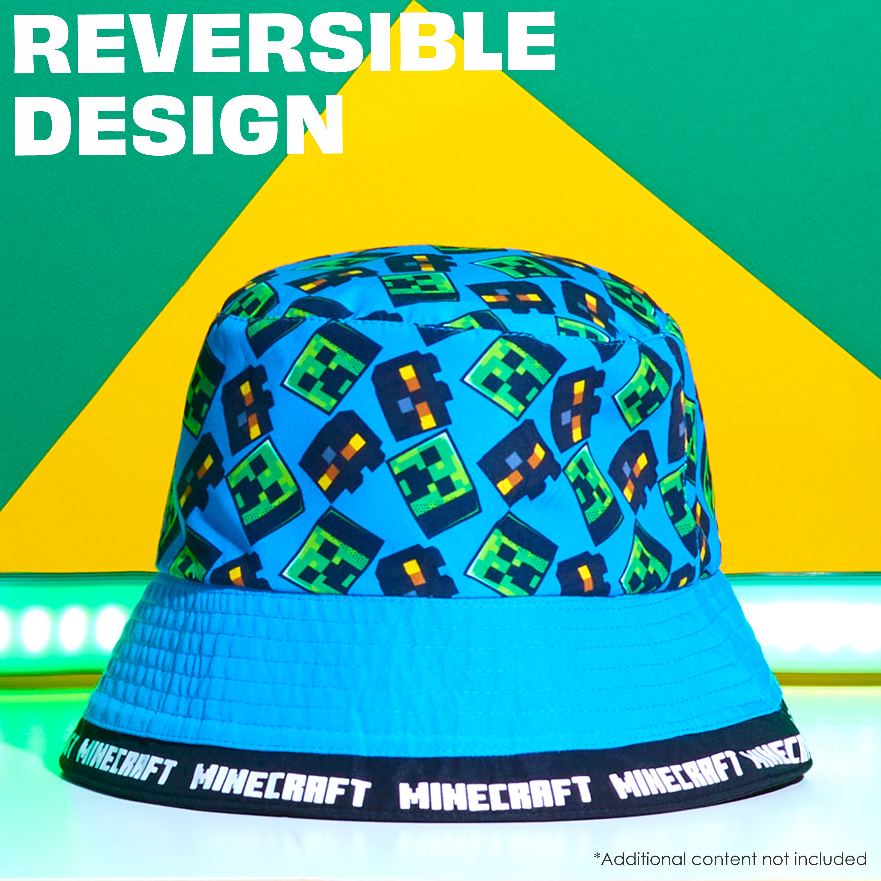 minecraft-bob-enfant-chapeau-soleil-t-l-ger-motif-gamer image 2