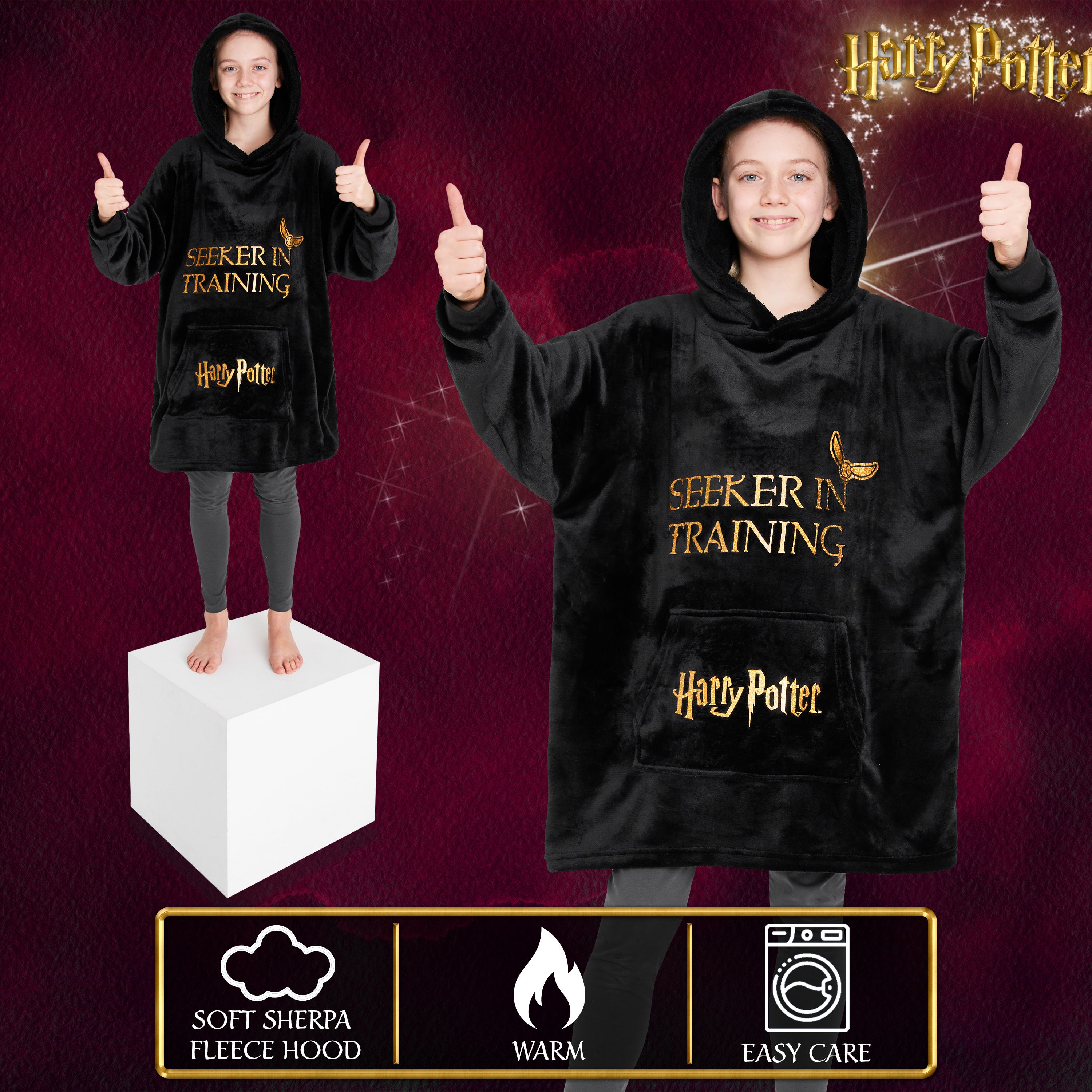 harry-potter-plaid-capuche-enfant-sherpa-oversize image 6