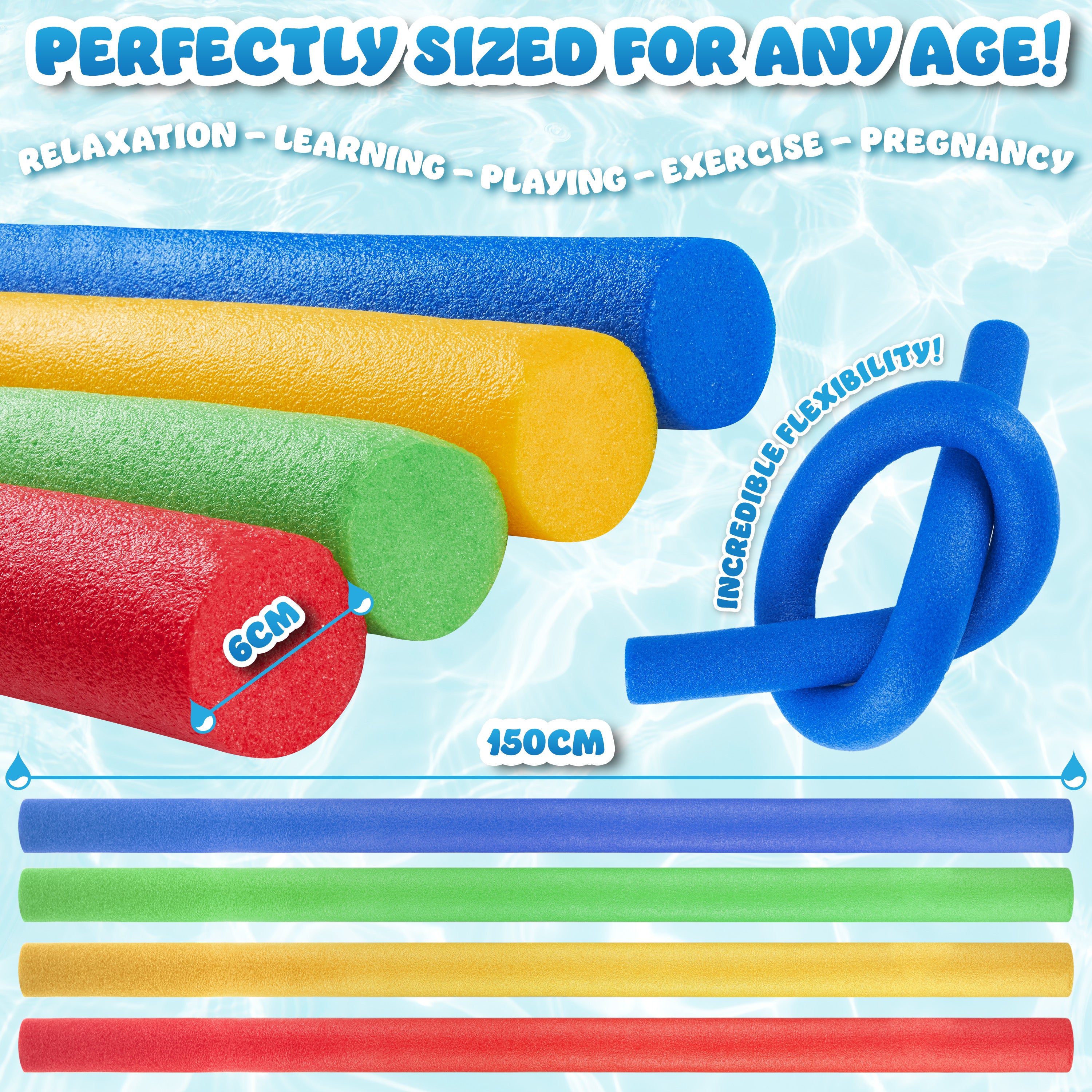 frite-piscine-mousse-150-cm-lot-4-couleurs image 7